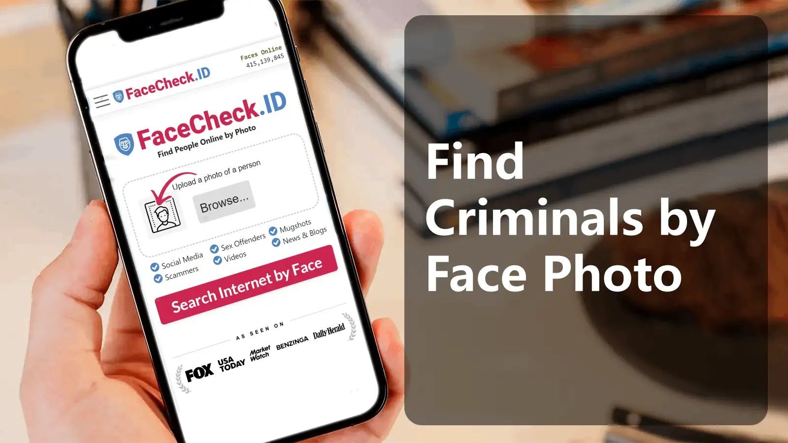 Find Criminals by Face Pic