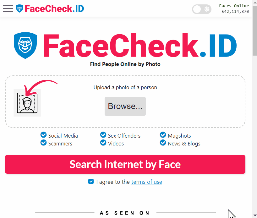 Face Recognition Search Engine