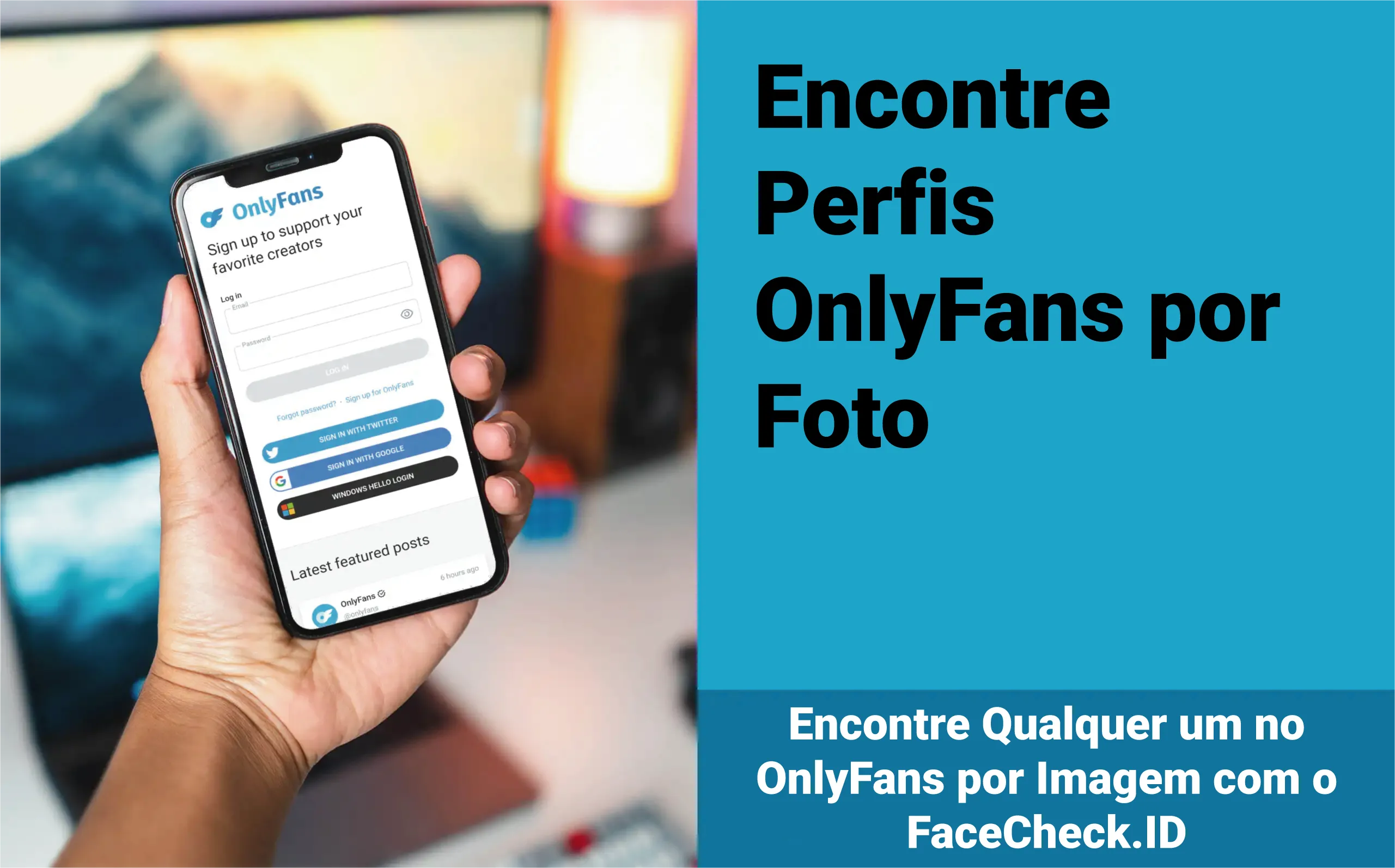 Encontre perfis do OnlyFans por foto usando o mecanismo de busca facial Face Search Engine