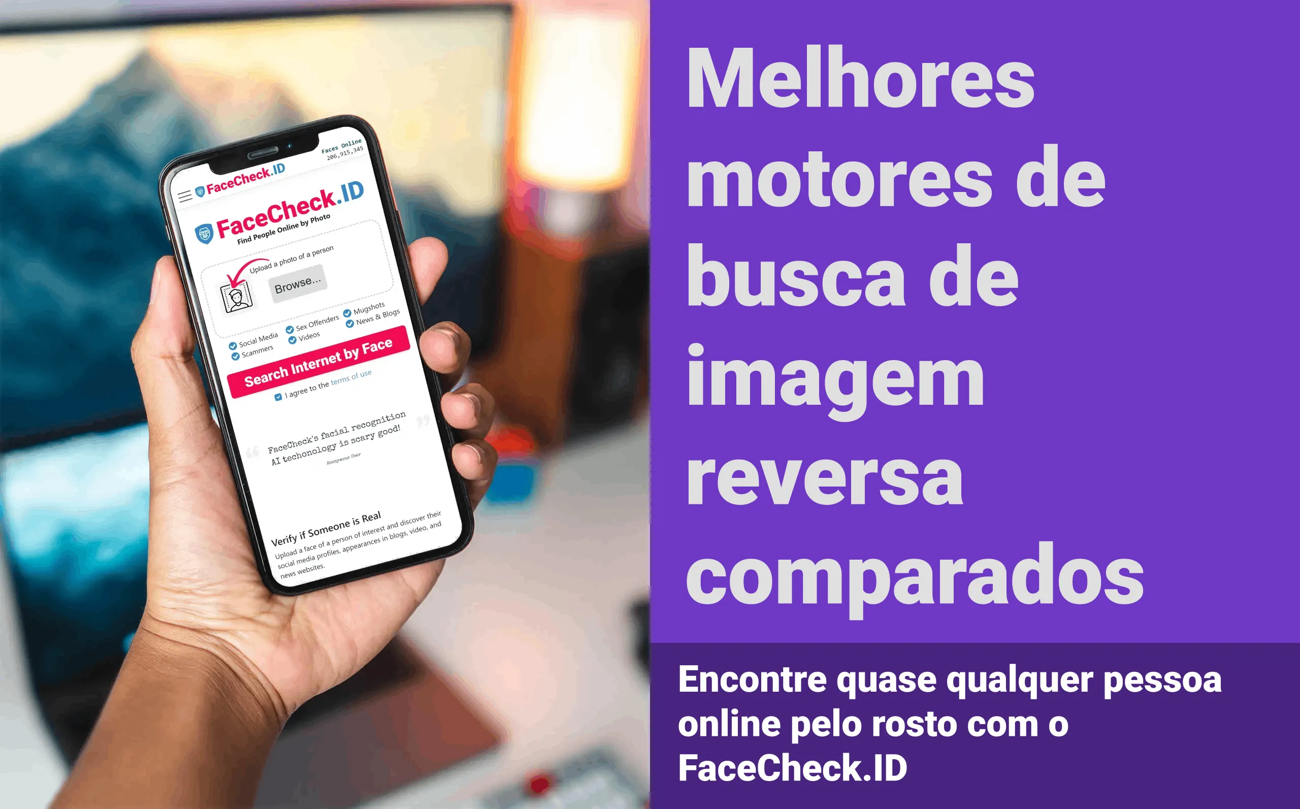 Os Melhores 7 Motores de Busca de Imagens Inversas para Pesquisa de Rosto Comparados