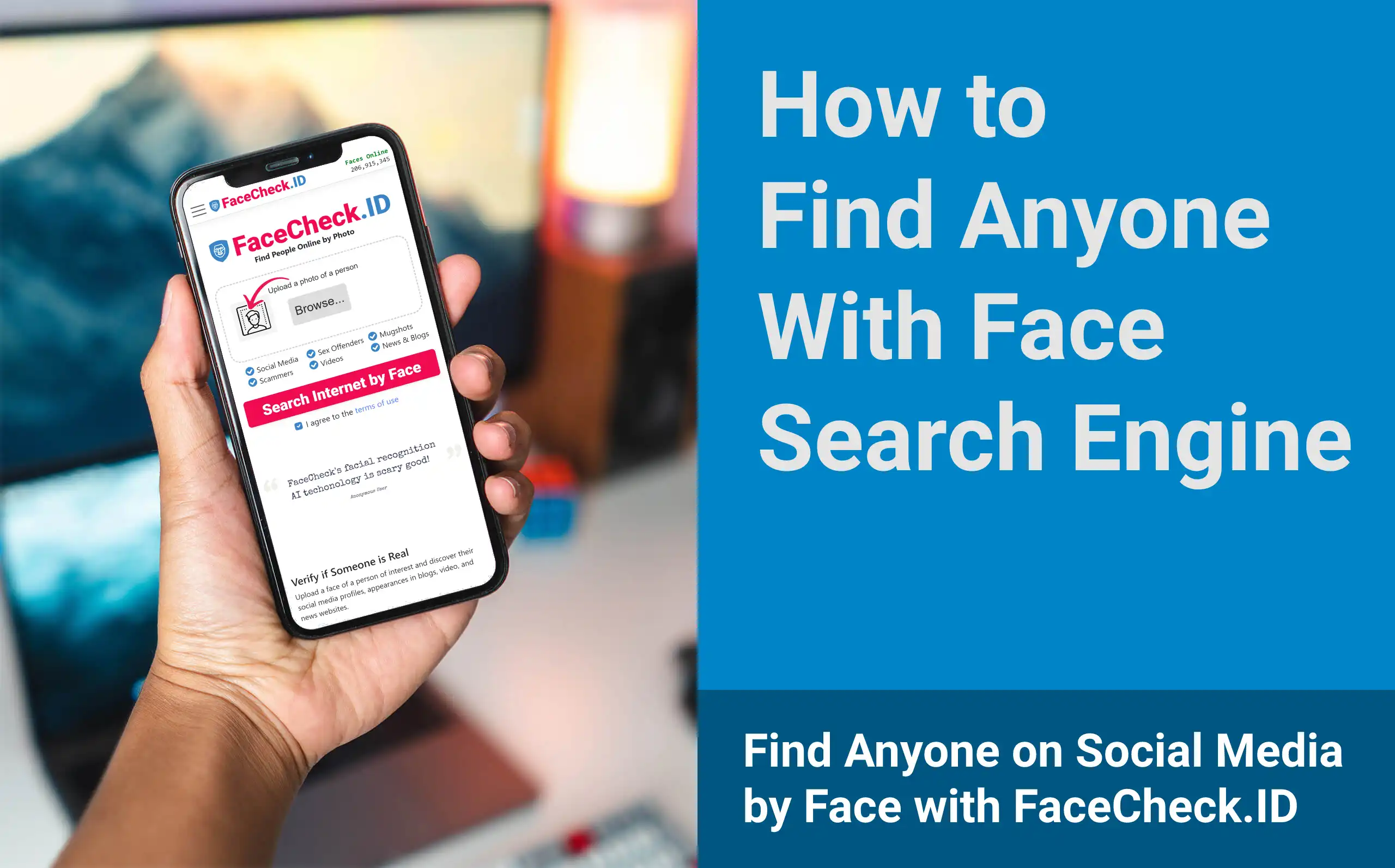 Find Someone Using Face Search Engine