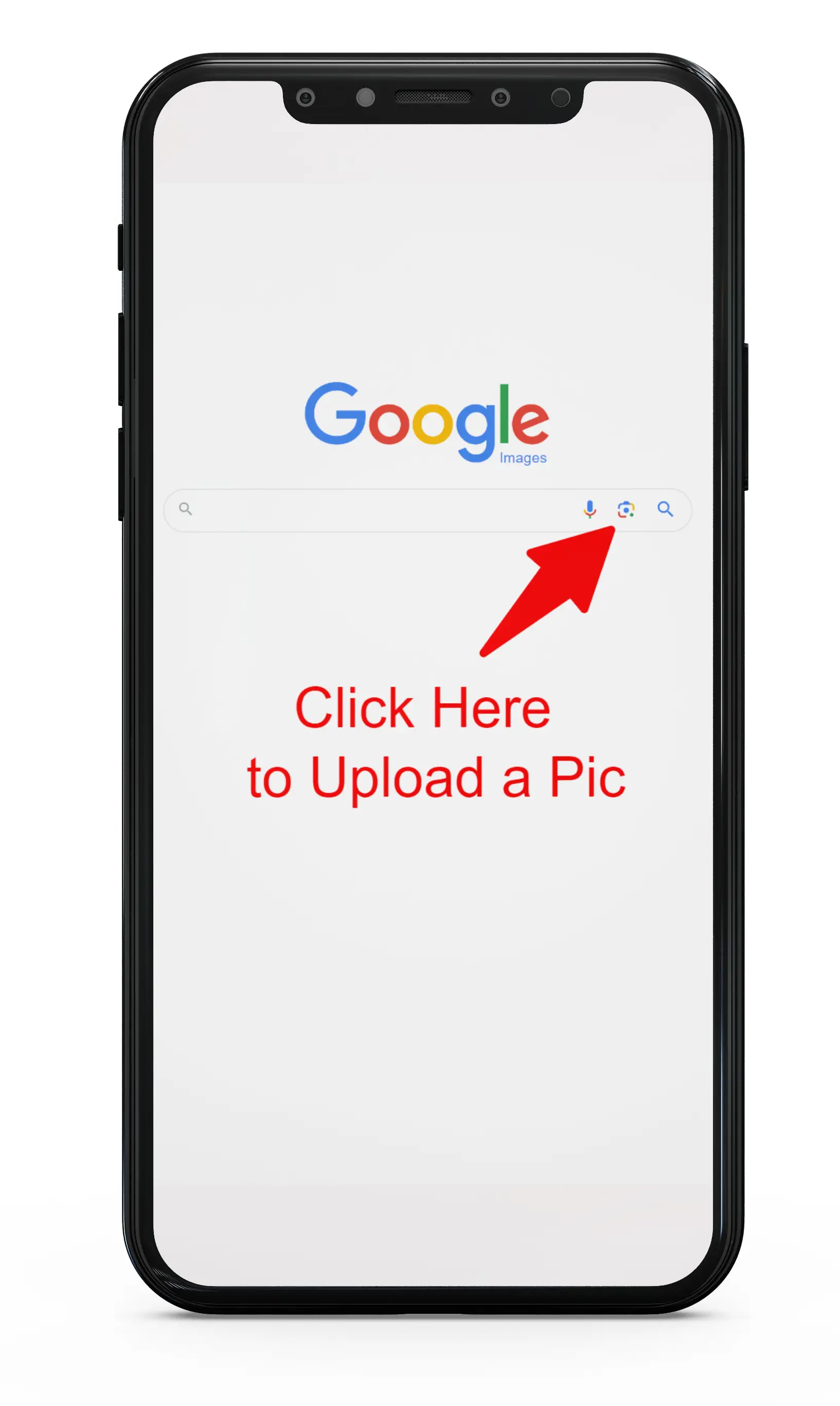Wyszukiwanie odwrotne obrazów Google Images na telefonie komórkowym
