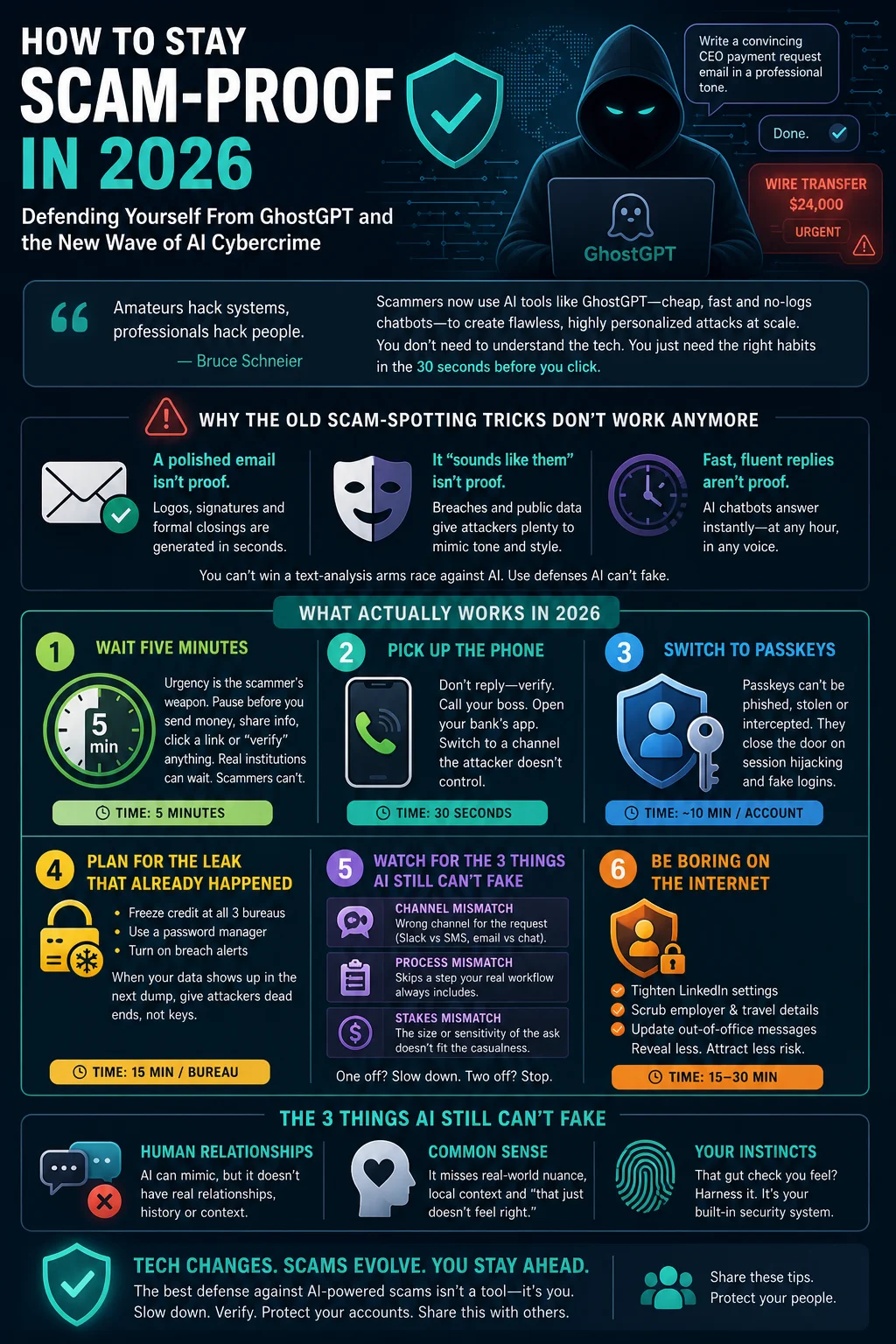 How to protect yourself from AI-powered scams in 2026