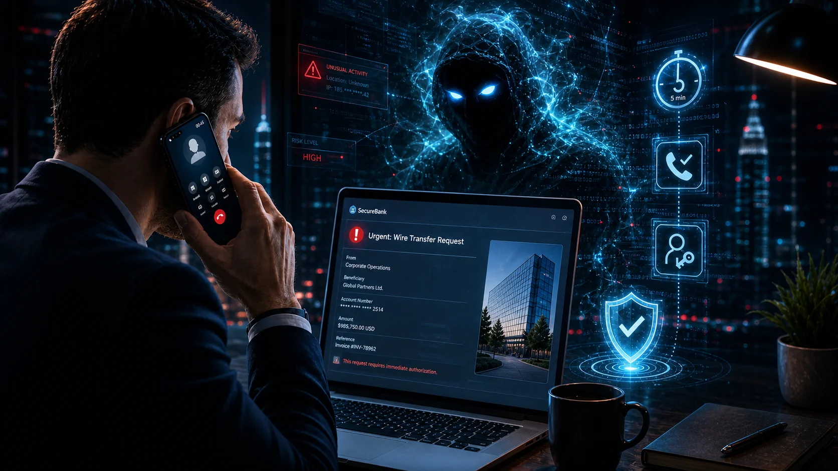 GhostGPT cybercrime AI tool illustration