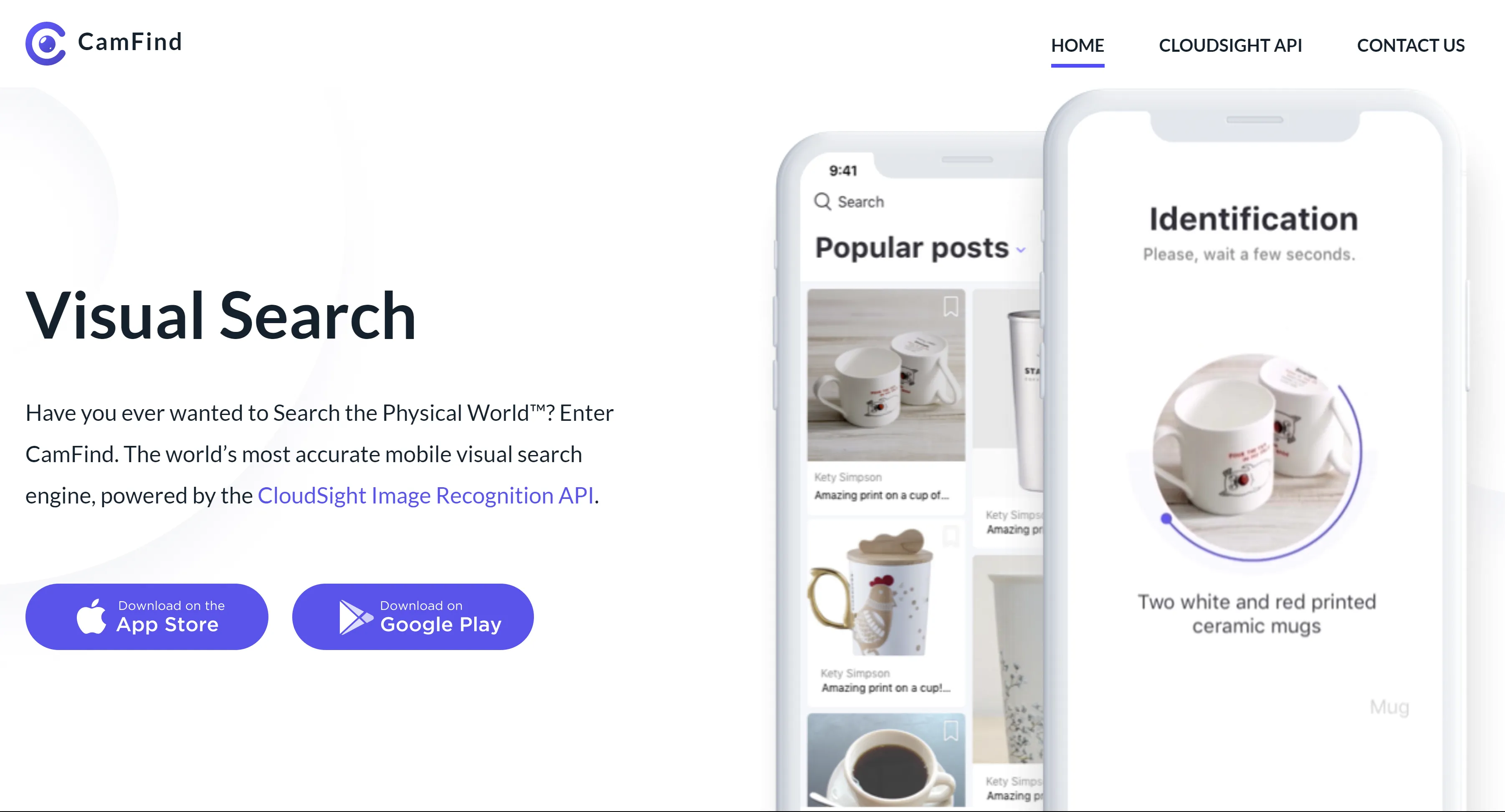 visual search website