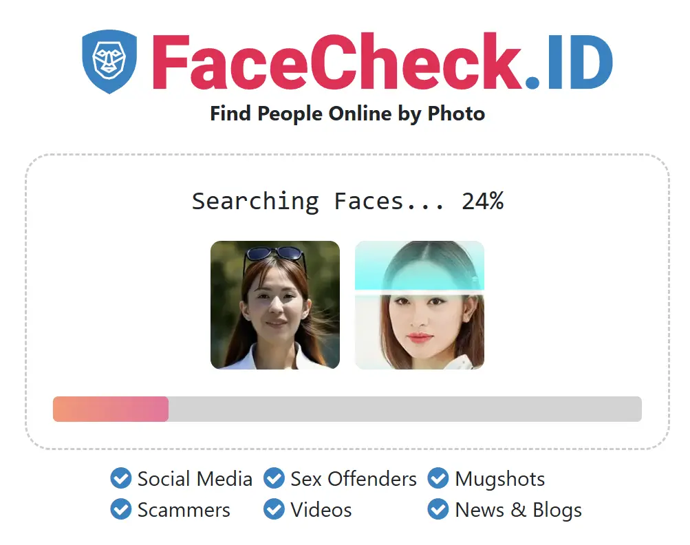 For catfish detection - search by face