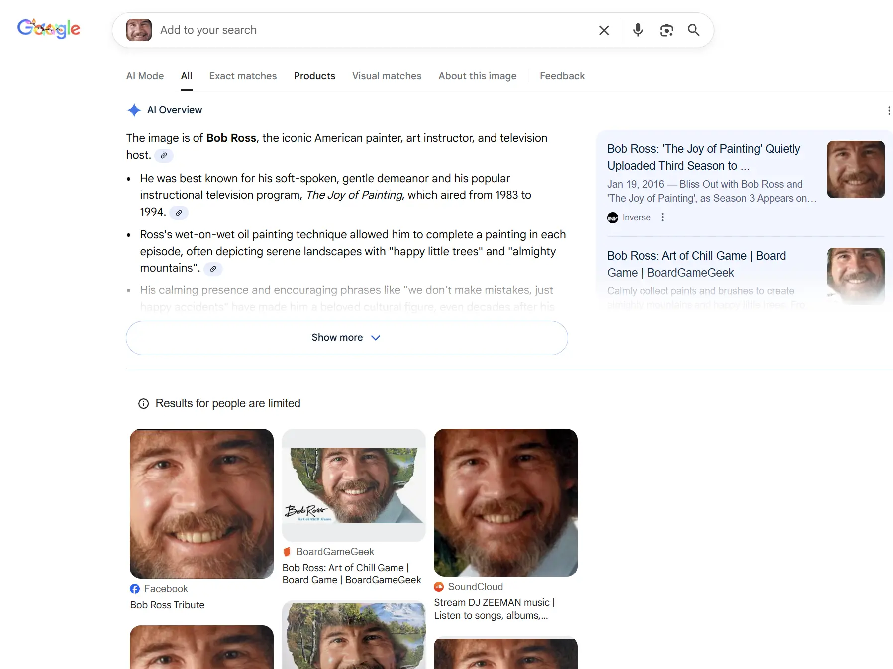 Risultati di ricerca Bob Ross