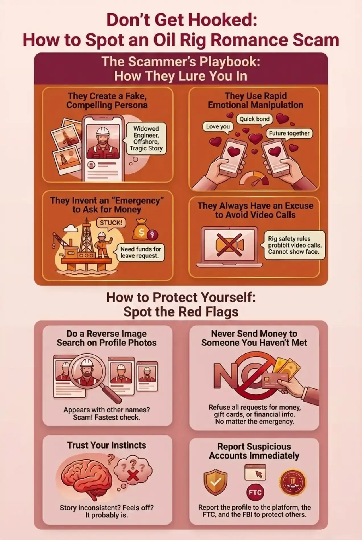 Oil Rig Romance Scam Exposed: Scammers Stole Village People's Cowboy Photos to Trick Victims