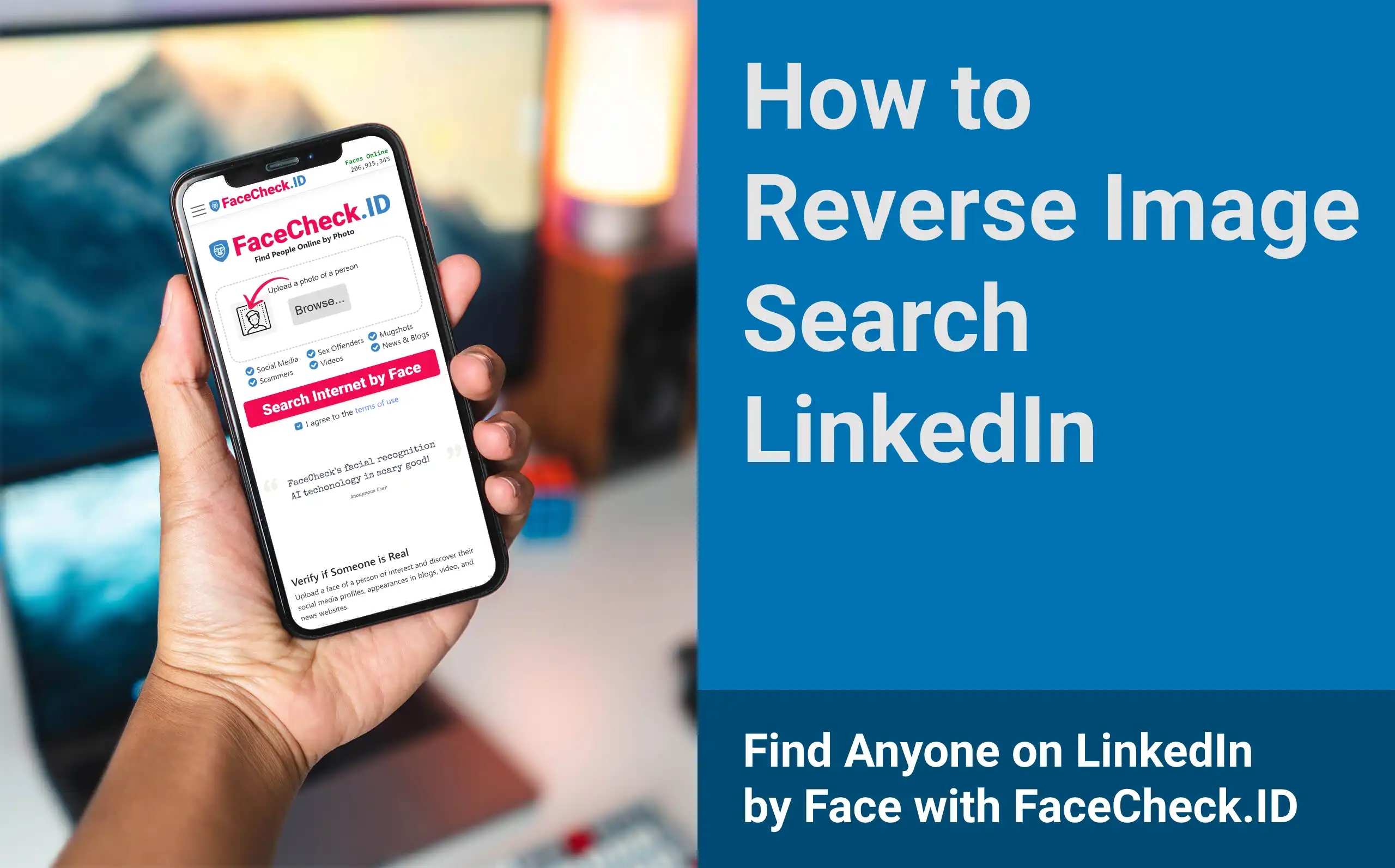 how to reverse image search on linkedin