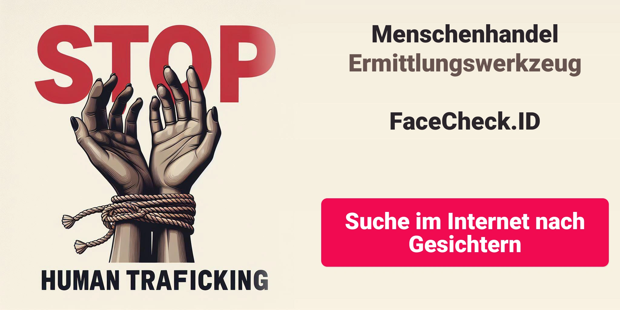 Nutzung der Gesichtserkennungstechnologie zur Bekämpfung des Menschenhandels