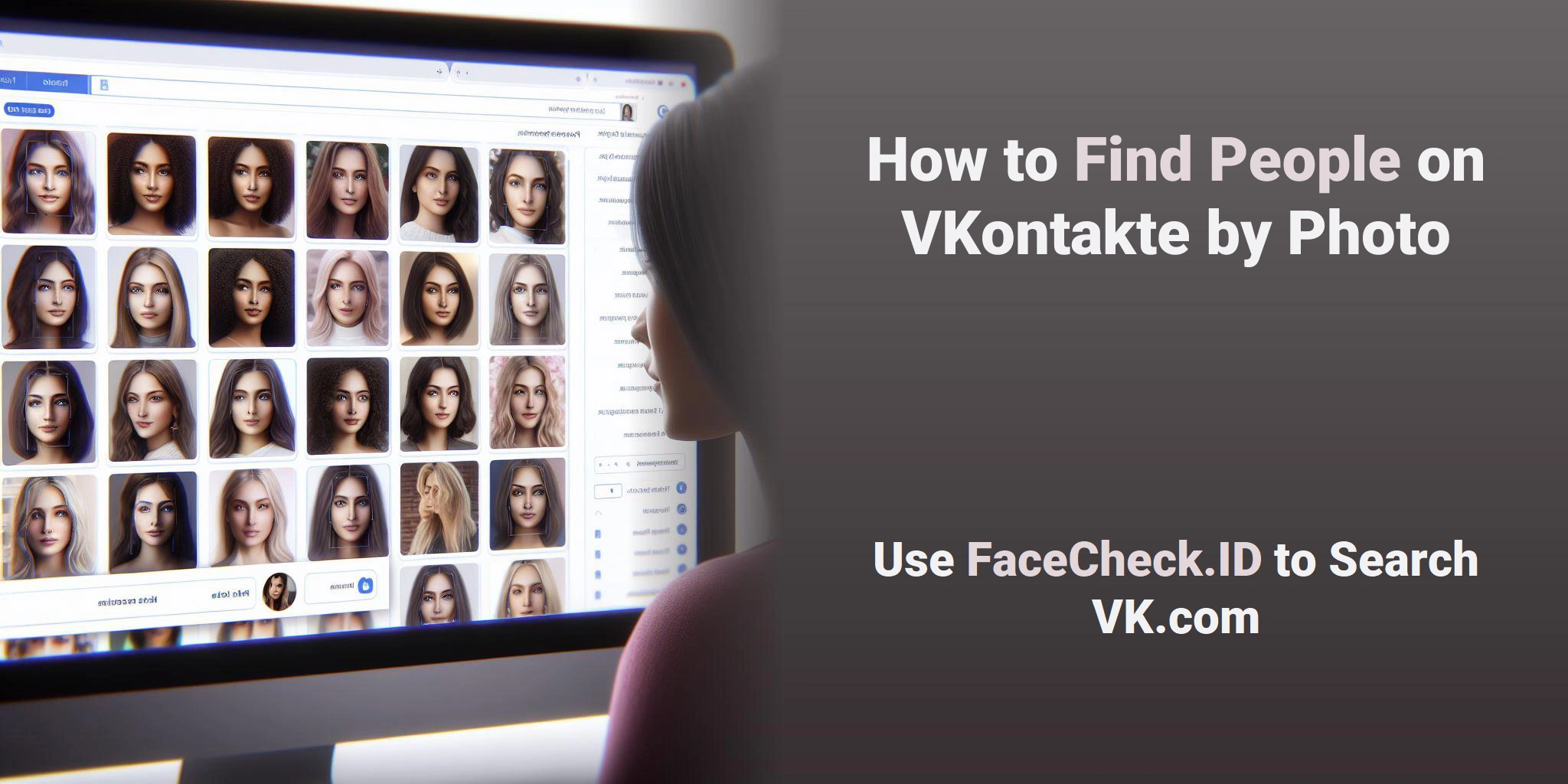 How to Find People on VKontakte by Photo Use FaceCheck.ID to Search VK.com