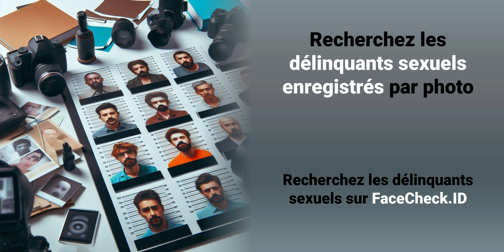 Recherchez les délinquants sexuels enregistrés par photo  Recherchez les délinquants sexuels sur FaceCheck.ID 