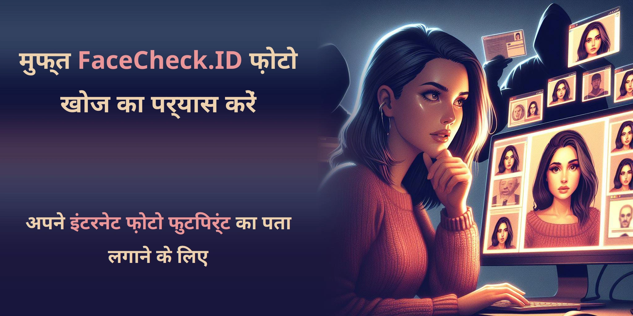 मुफ्त FaceCheck.ID फ़ोटो खोज का प्रयास करें अपने इंटरनेट फ़ोटो फुटप्रिंट का पता लगाने के लिए