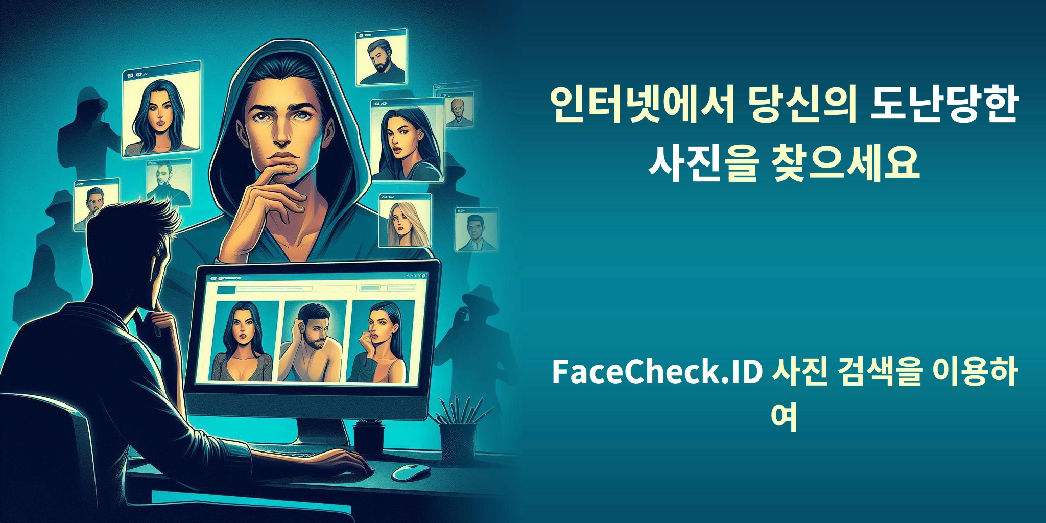 인터넷에서 당신의 도난당한 사진을 찾으세요 FaceCheck.ID 사진 검색을 이용하여