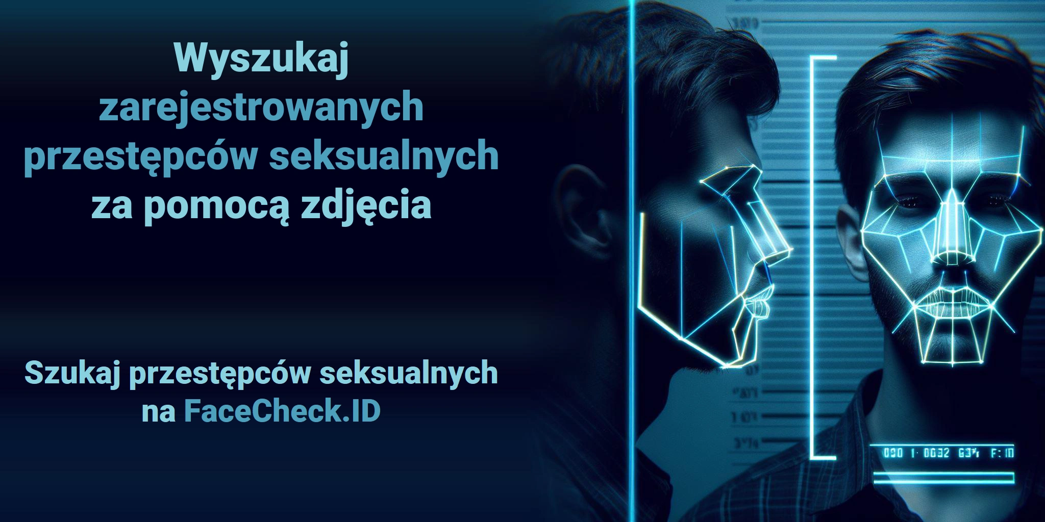 Wyszukaj zarejestrowanych przestępców seksualnych za pomocą zdjęcia  Szukaj przestępców seksualnych na FaceCheck.ID 