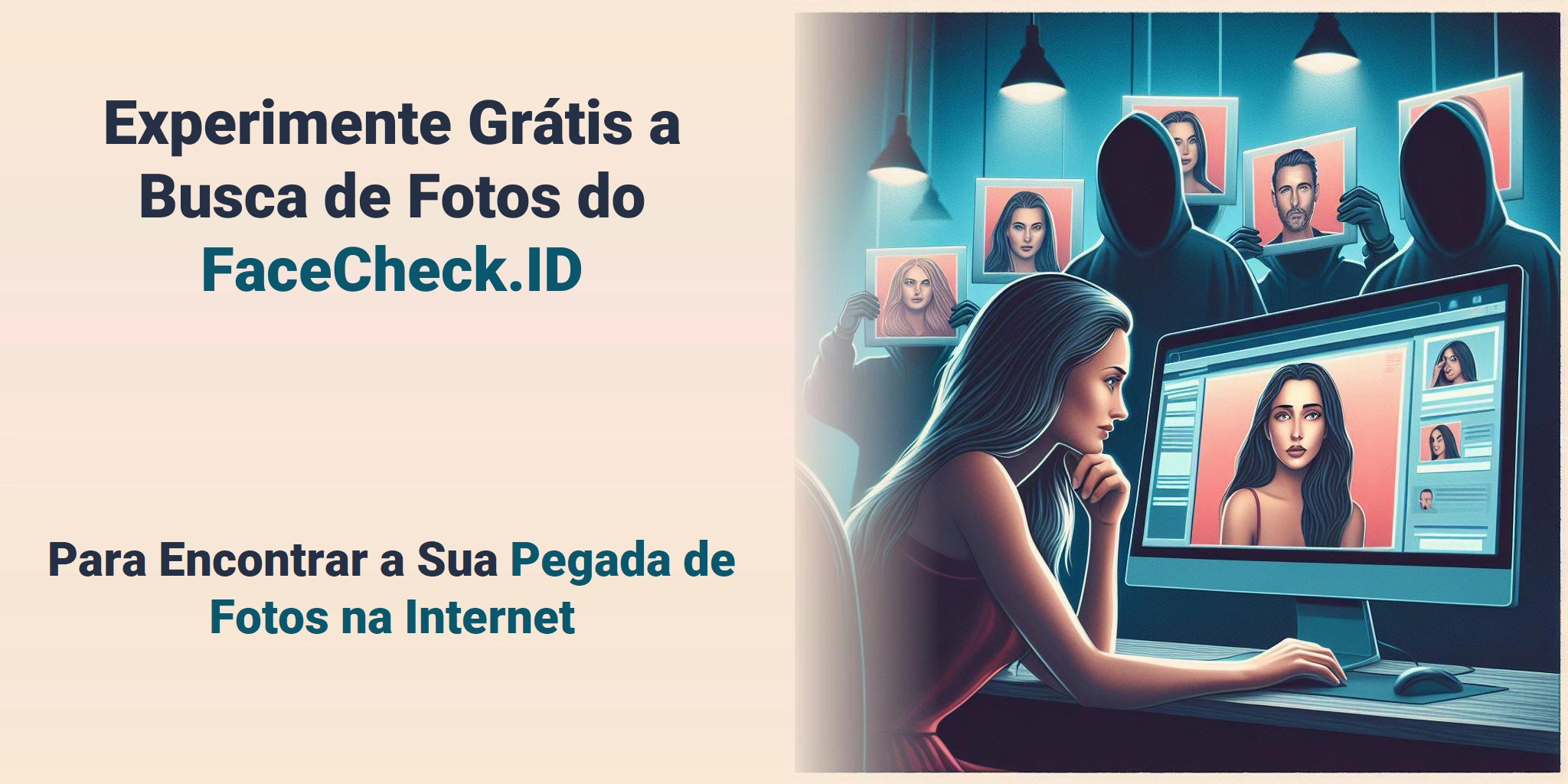 Experimente Grátis a Busca de Fotos do FaceCheck.ID Para Encontrar a Sua Pegada de Fotos na Internet