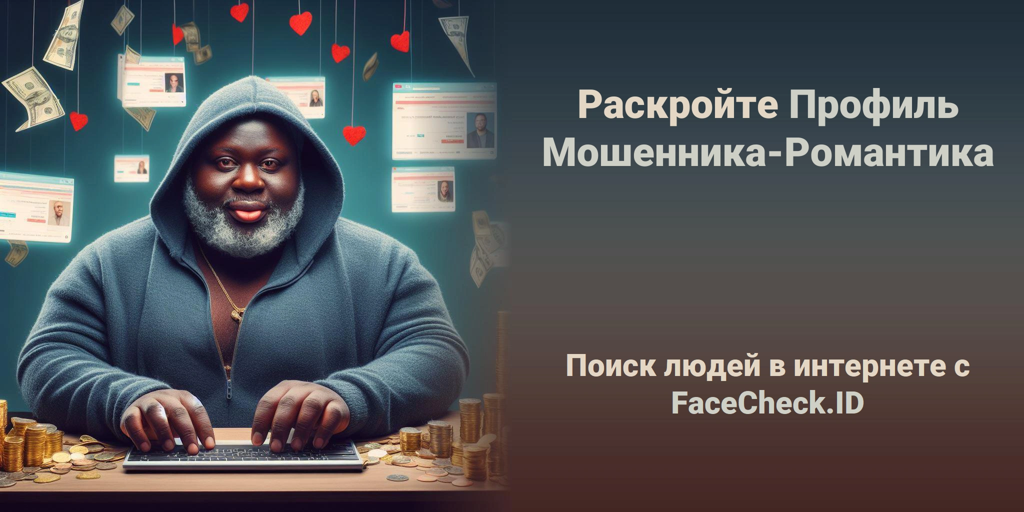 Раскройте Профиль Мошенника-Романтика Поиск людей в интернете с FaceCheck.ID
