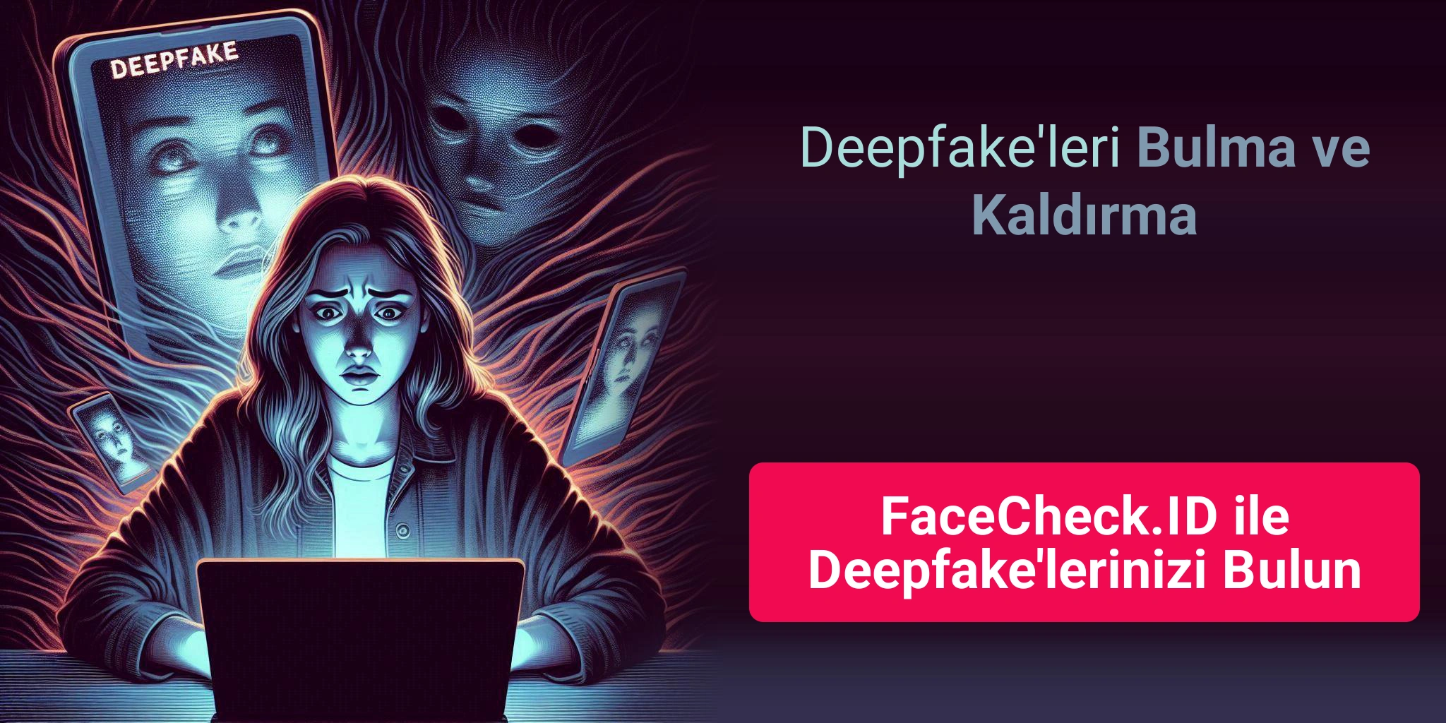 Deepfake'leri Bulma ve Kaldırma FaceCheck.ID ile Deepfake'lerinizi Bulun