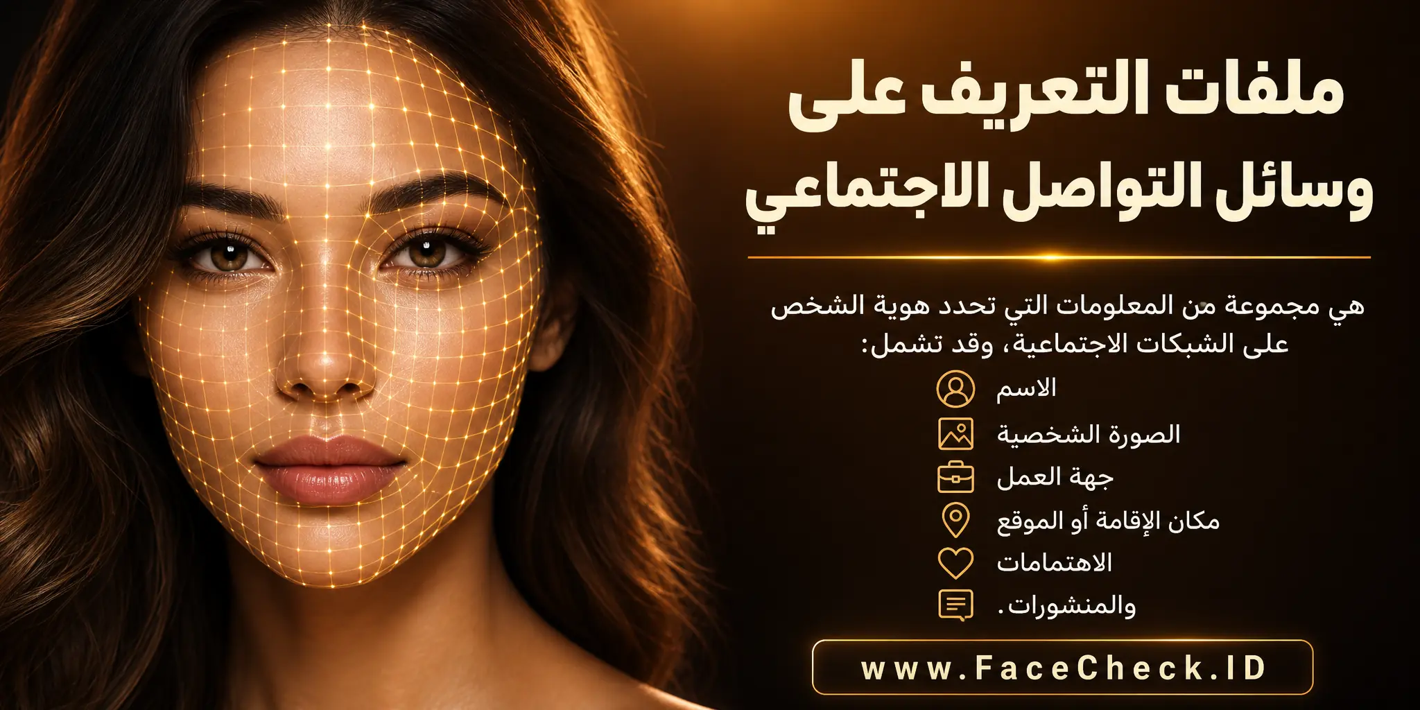 ملفات التعريف على وسائل التواصل الاجتماعي هي مجموعة المعلومات التي تحدد هوية الشخص على الشبكات الاجتماعية وقد تشمل الاسم، الصورة الشخصية، مكان العمل والإقامة، الاهتمامات والمشاركات.