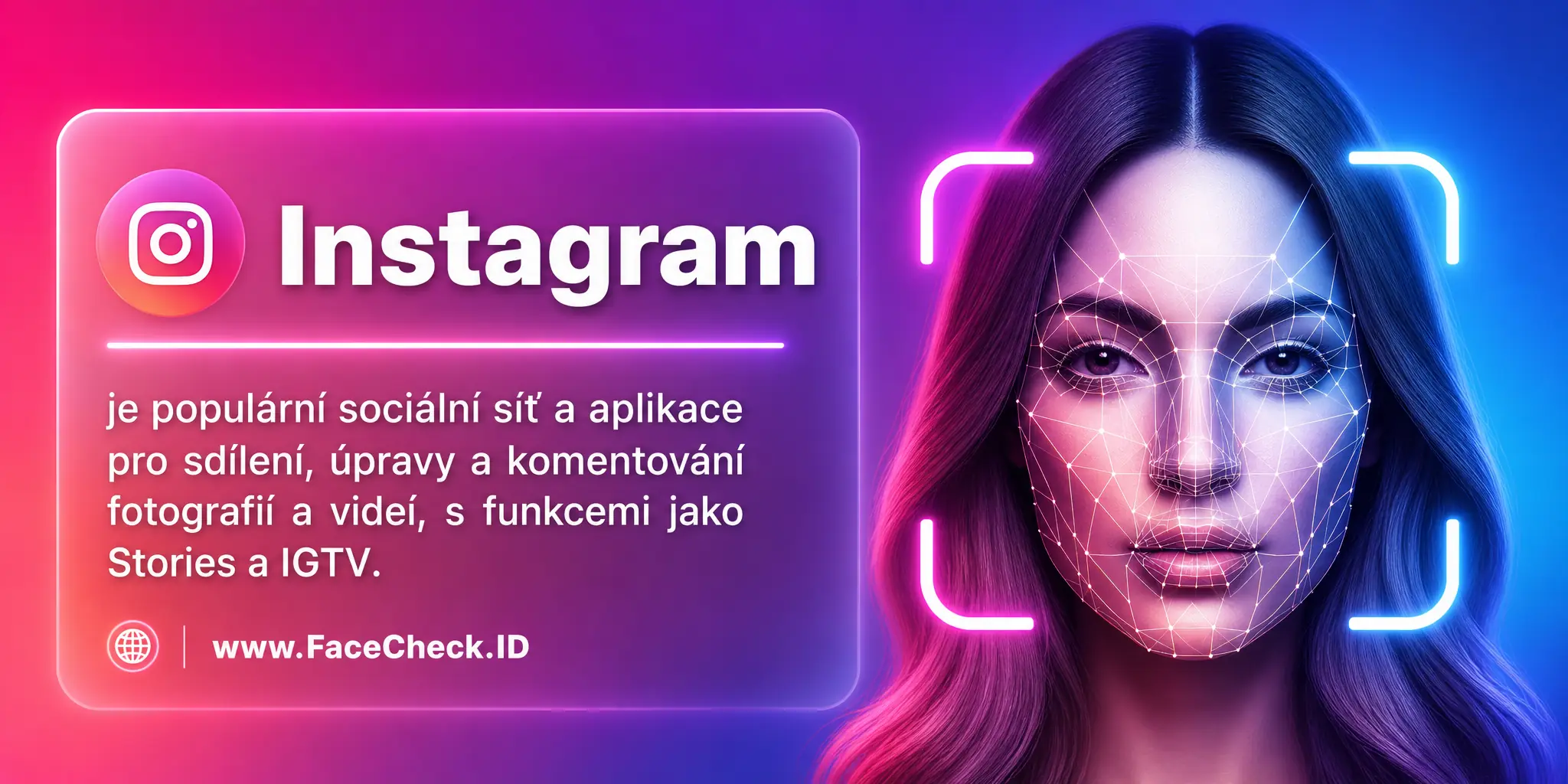 Instagram je populární sociální síť a aplikace pro sdílení, úpravu a komentování fotografií a videí, s funkcemi jako Stories a IGTV.