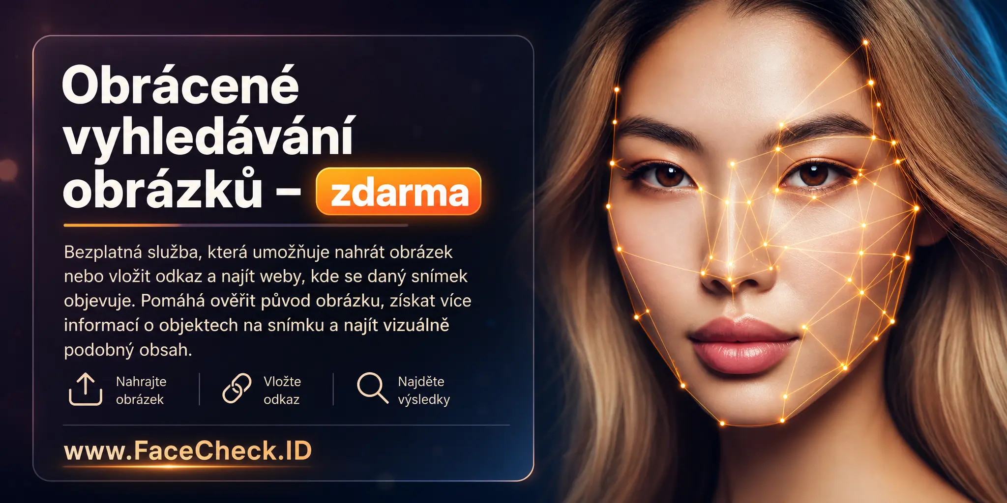 Obrácené vyhledávání obrázků zdarma je bezplatná služba, která umožňuje uživatelům nahrát obrázek nebo zadat odkaz na obrázek a najít místa na internetu, kde se tento obrázek vyskytuje, což pomáhá identifikovat původ obrázku, získat více informací o objektech na obrázku a najít obrázky s podobným obsahem.