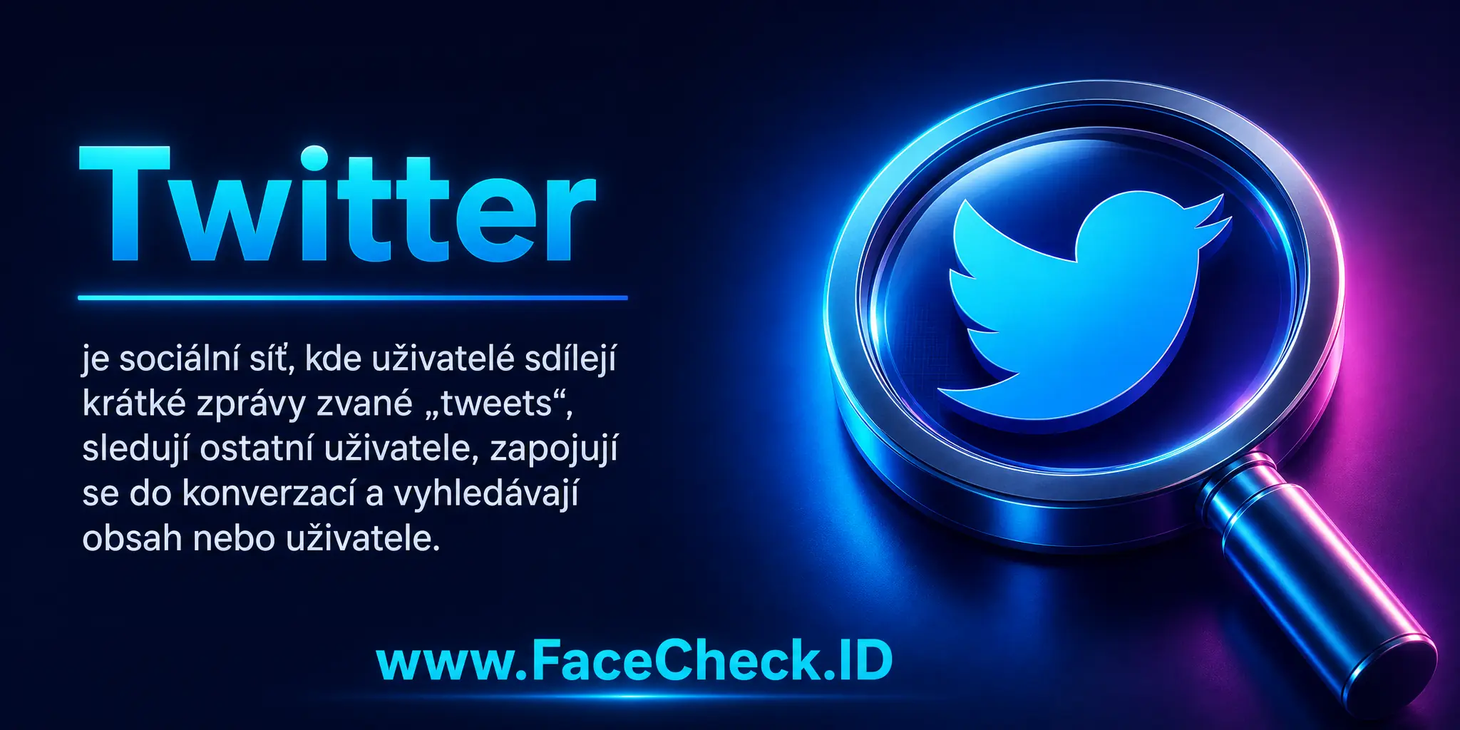 Twitter je sociální síť, kde uživatelé sdílejí krátké zprávy zvané 