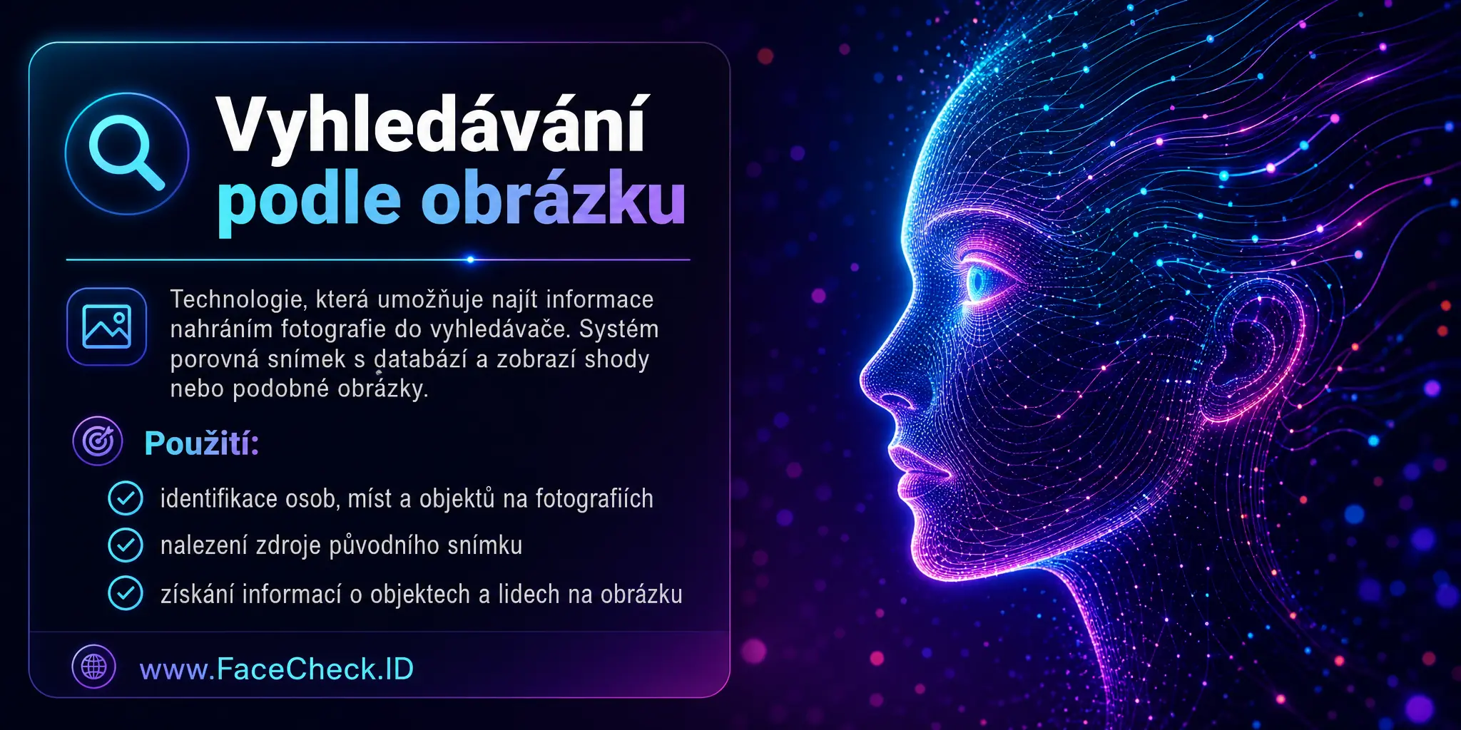 Vyhledávání podle obrázku je technologie umožňující hledání informací na internetu pomocí obrázku, který uživatel nahraje do vyhledávače, a který pak prohledává databázi obrázků pro nalezení shody nebo podobných obrázků, slouží například k identifikaci osob, míst nebo objektů na obrázcích, nalezení zdroje původního obrázku nebo informací o objektech a lidech na obrázku.