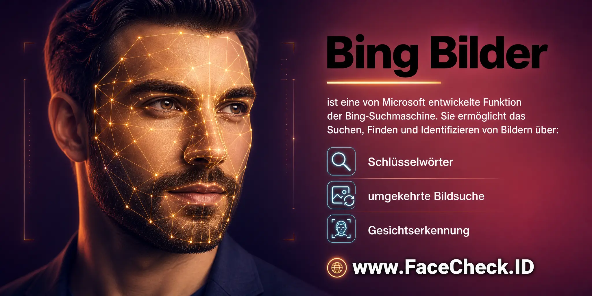 Bing Bilder ist eine von Microsoft entwickelte Funktion der Bing-Suchmaschine, die Benutzern das Suchen, Finden und Identifizieren von Bildern durch Schlüsselwörter, umgekehrte Bildsuche oder Gesichtserkennung ermöglicht.