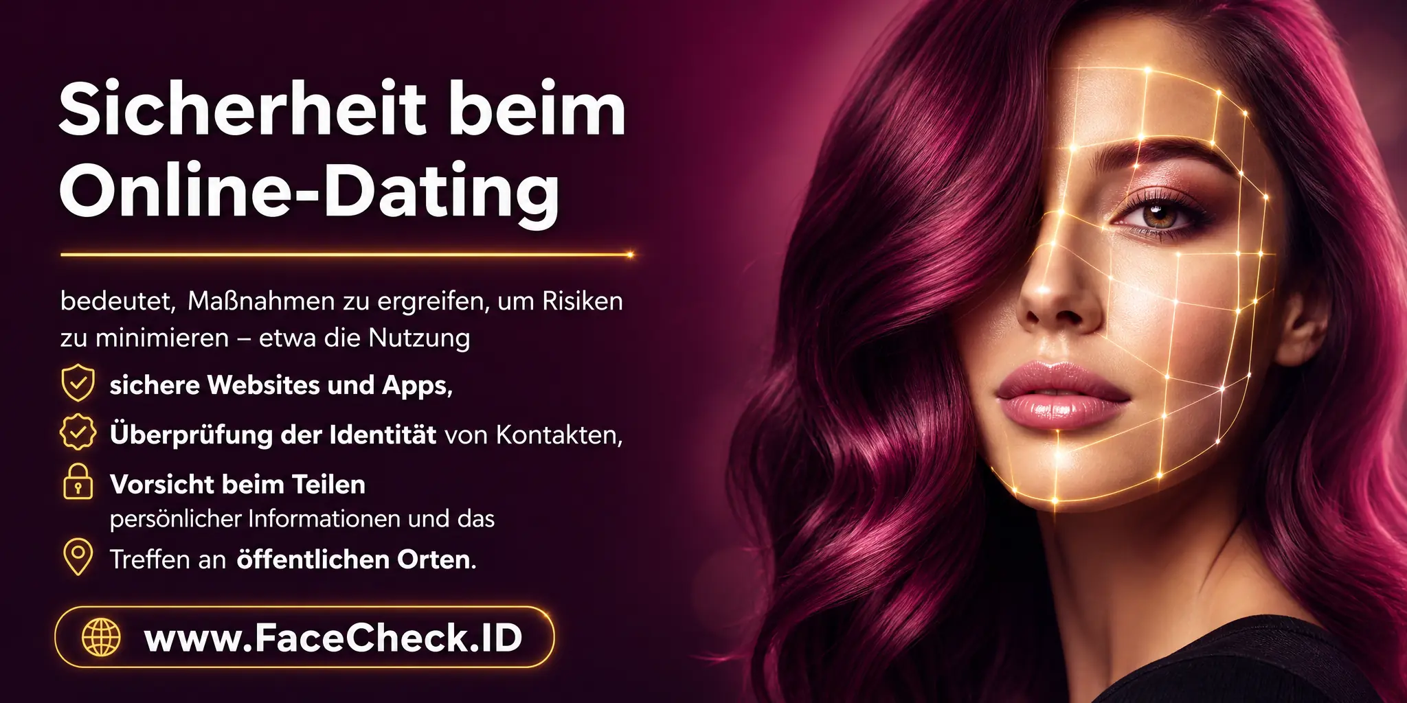 Sicherheit beim Online-Dating bedeutet, Maßnahmen zu ergreifen, um Risiken zu minimieren, wie die Nutzung sicherer Websites und Apps, die Überprüfung der Identität von Kontakten, Vorsicht beim Teilen persönlicher Informationen und das Treffen an öffentlichen Orten.