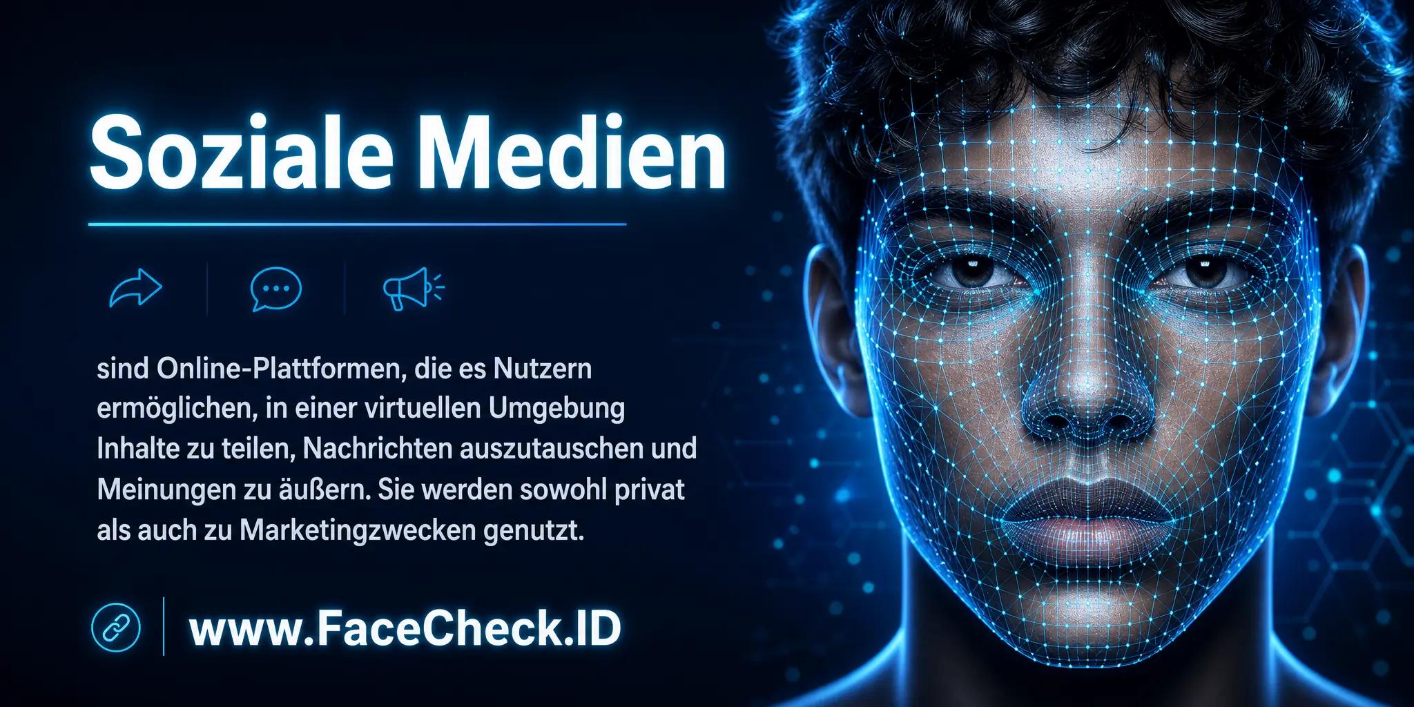 Soziale Medien sind Online-Plattformen, die es Benutzern ermöglichen, in einer virtuellen Umgebung Inhalte zu teilen, Nachrichten auszutauschen und Meinungen zu äußern, und werden sowohl für persönliche als auch für Marketingzwecke genutzt.