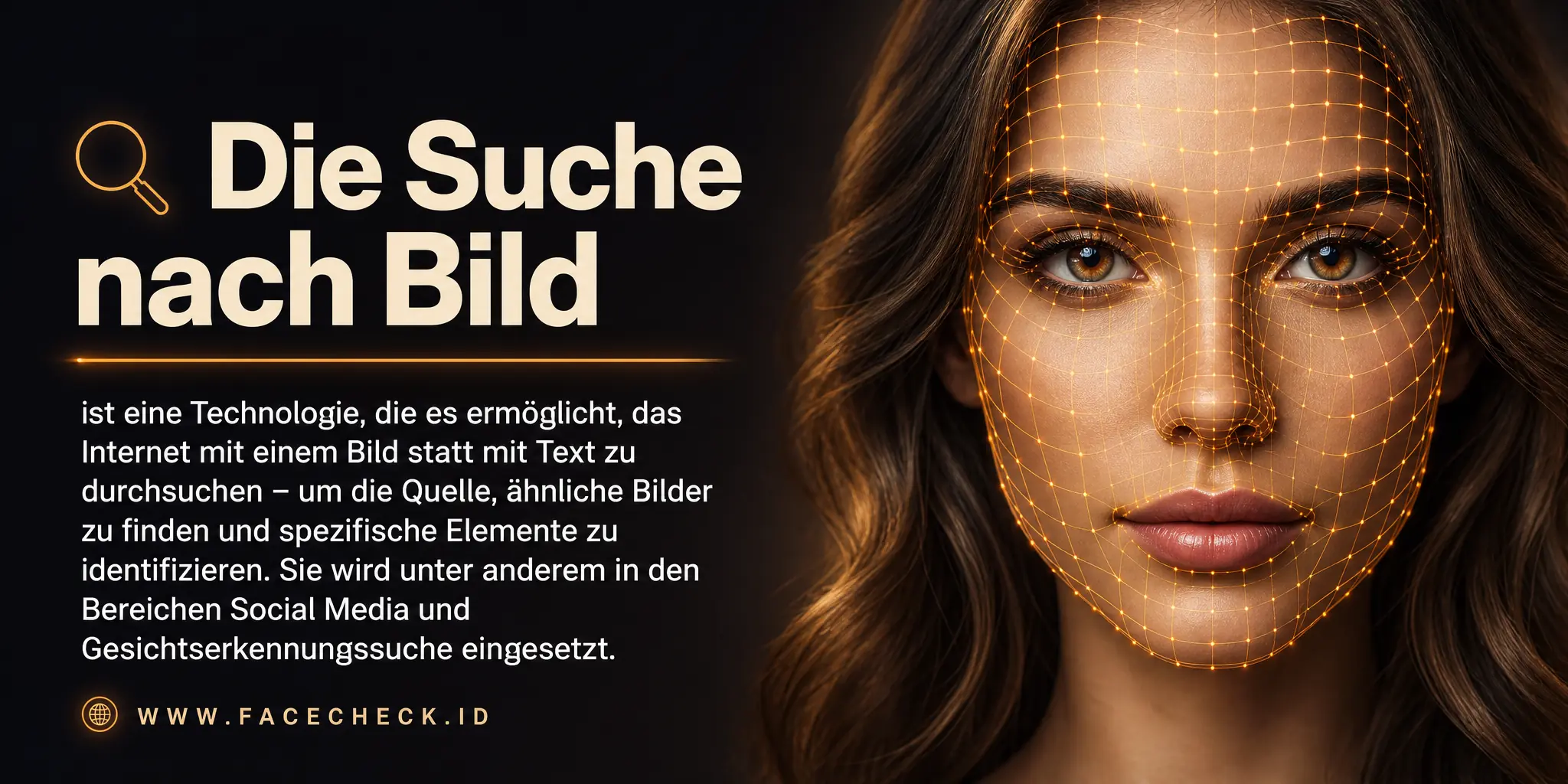 Die Suche nach Bild ist eine Technologie, die es ermöglicht, das Internet mit einem Bild anstatt mit Text zu durchsuchen, um die Quelle, ähnliche Bilder zu finden und spezifische Elemente zu identifizieren, und wird unter anderem in den Bereichen Social Media und Gesichtserkennungssuche eingesetzt.