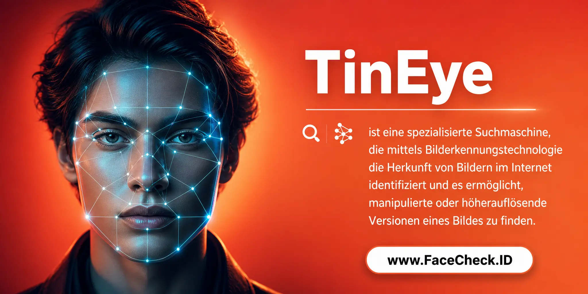 TinEye ist eine spezialisierte Suchmaschine, die mittels Bilderkennungstechnologie die Herkunft von Bildern im Internet identifiziert und ermöglicht, manipulierte oder höherauflösende Versionen eines Bildes zu finden.