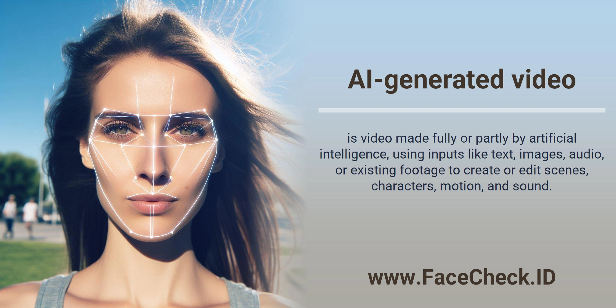 AI-generated video is video made fully or partly by artificial intelligence, using inputs like text, images, audio, or existing footage to create or edit scenes, characters, motion, and sound.