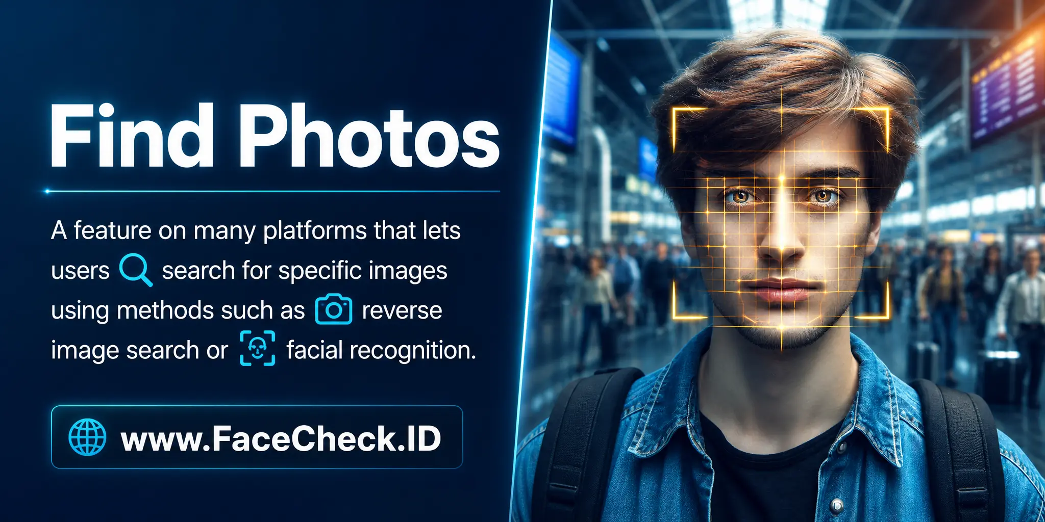 Find Photos is a feature on many platforms that allows users to search for specific images using methods such as reverse image search or facial recognition.