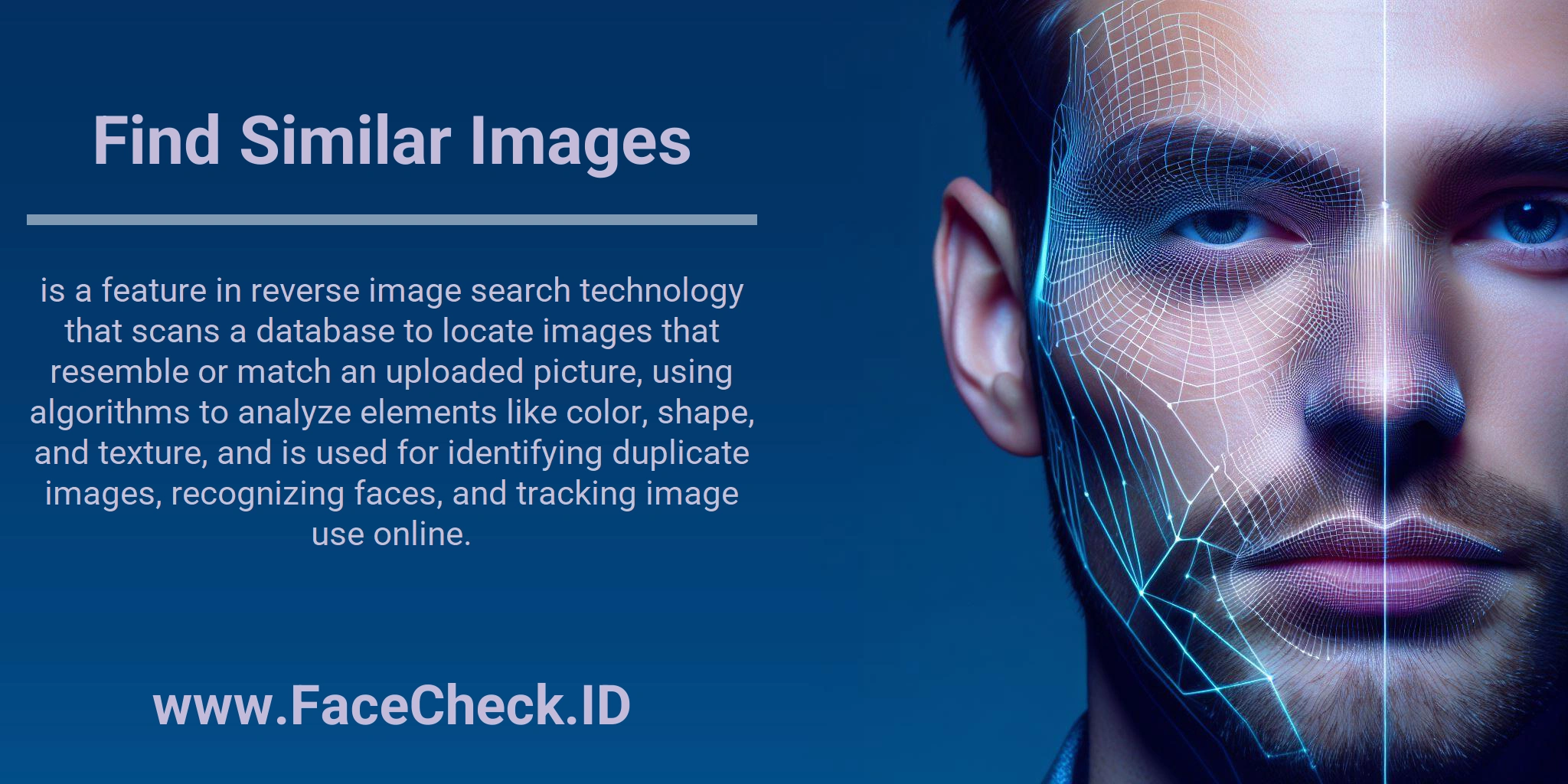 Find Similar Images is a feature in reverse image search technology that scans a database to locate images that resemble or match an uploaded picture, using algorithms to analyze elements like color, shape, and texture, and is used for identifying duplicate images, recognizing faces, and tracking image use online.