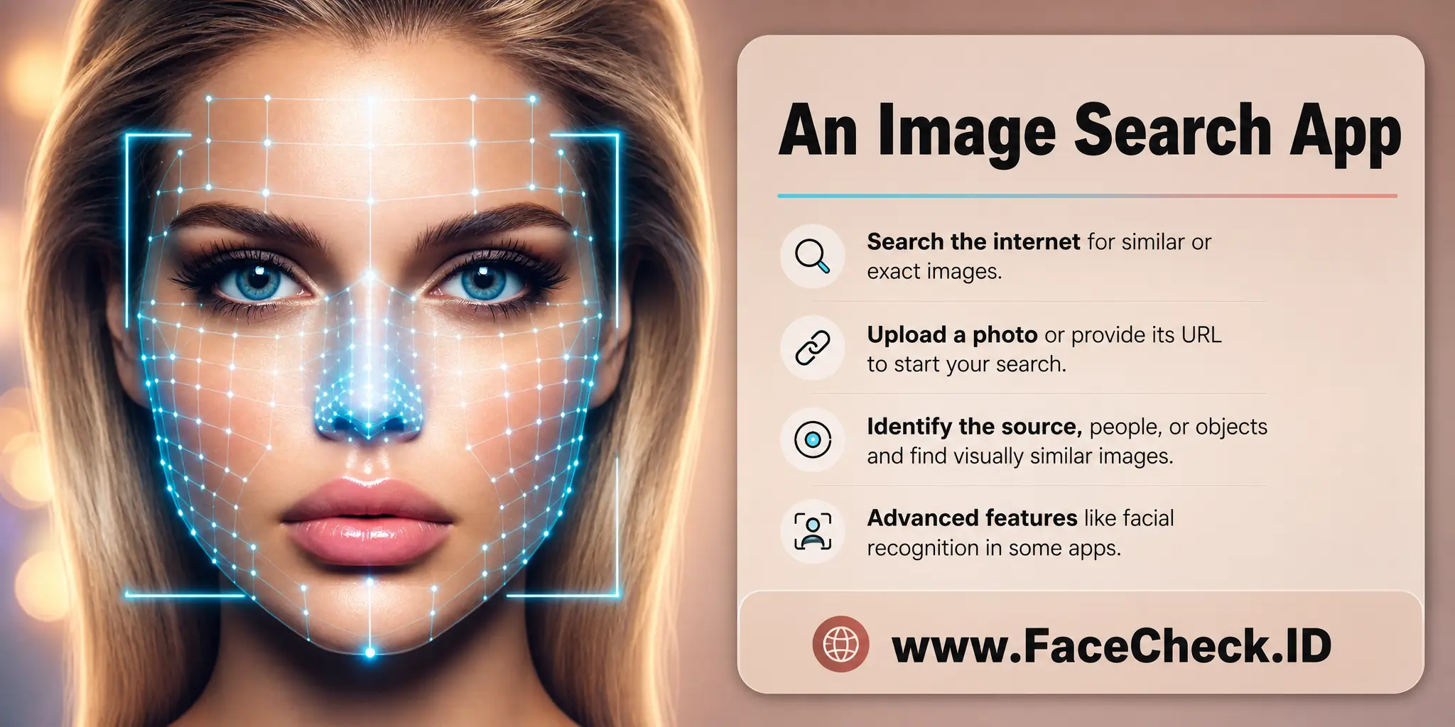 An Image Search App is a digital tool that allows users to search the internet for similar or exact images by uploading an image or providing its URL, and can be used to identify the source, people, objects, or find visually similar images, with some apps offering features like facial recognition.