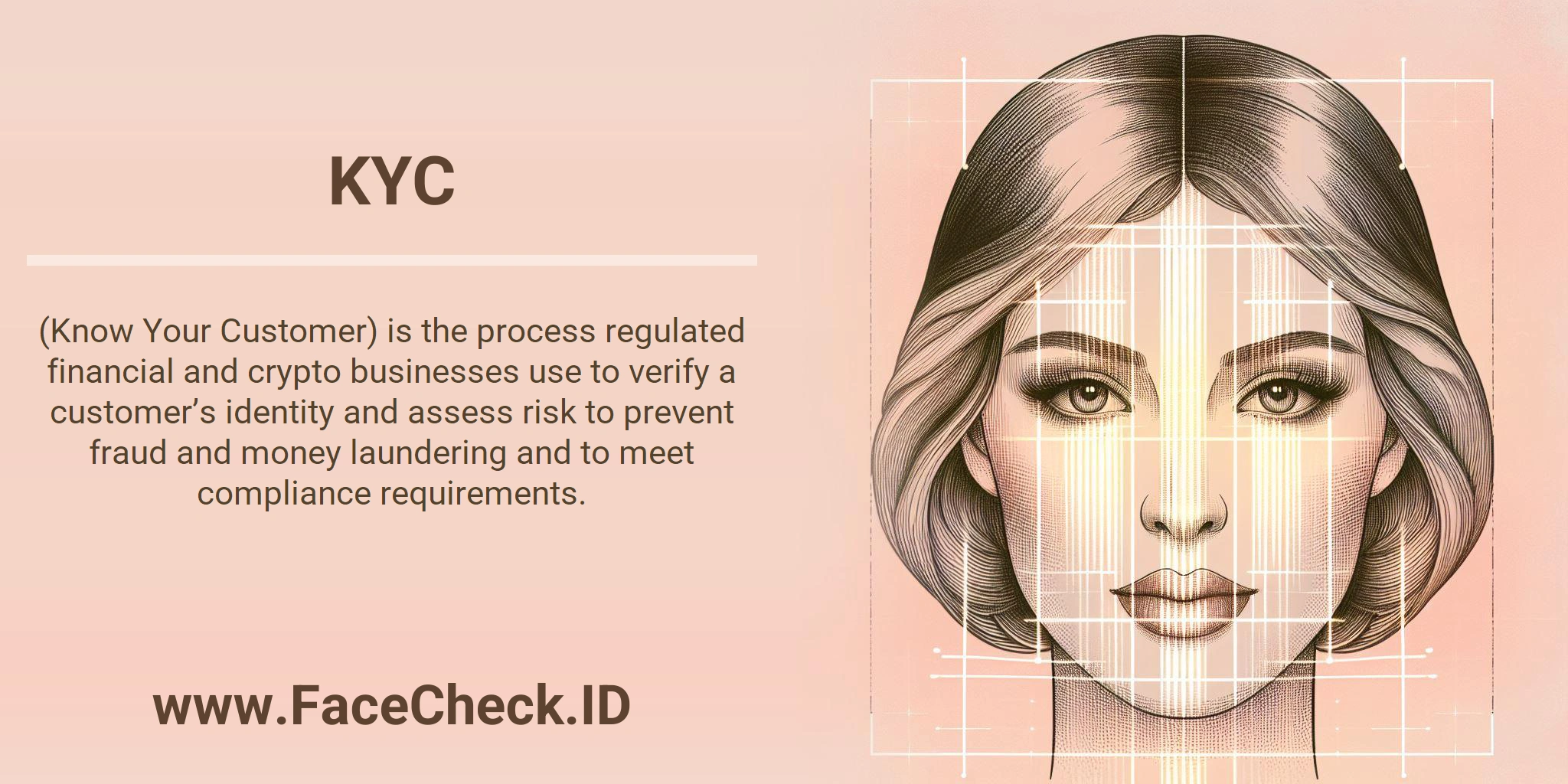 KYC (Know Your Customer) is the process regulated financial and crypto businesses use to verify a customer’s identity and assess risk to prevent fraud and money laundering and to meet compliance requirements.