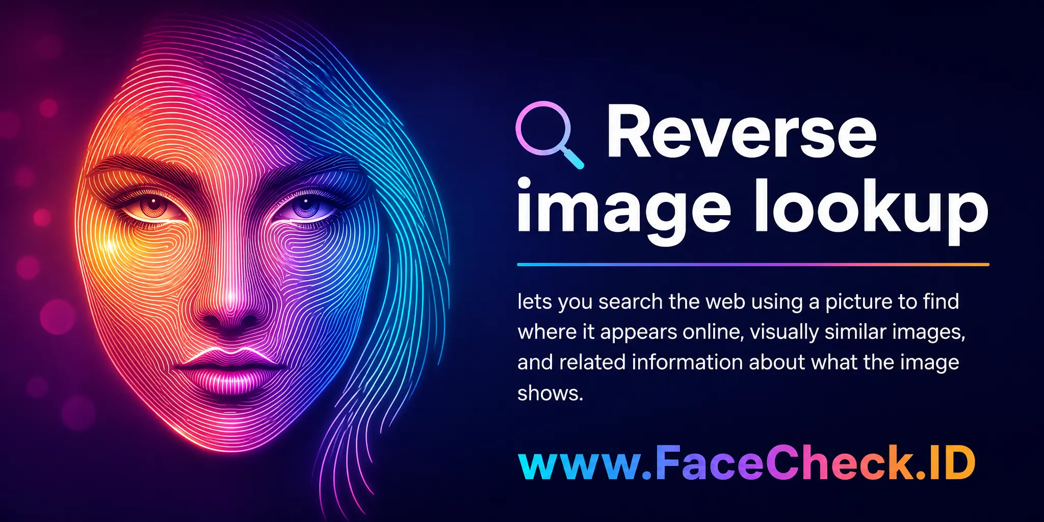 Reverse image lookup lets you search the web using a picture to find where it appears online, visually similar images, and related information about what the image shows.