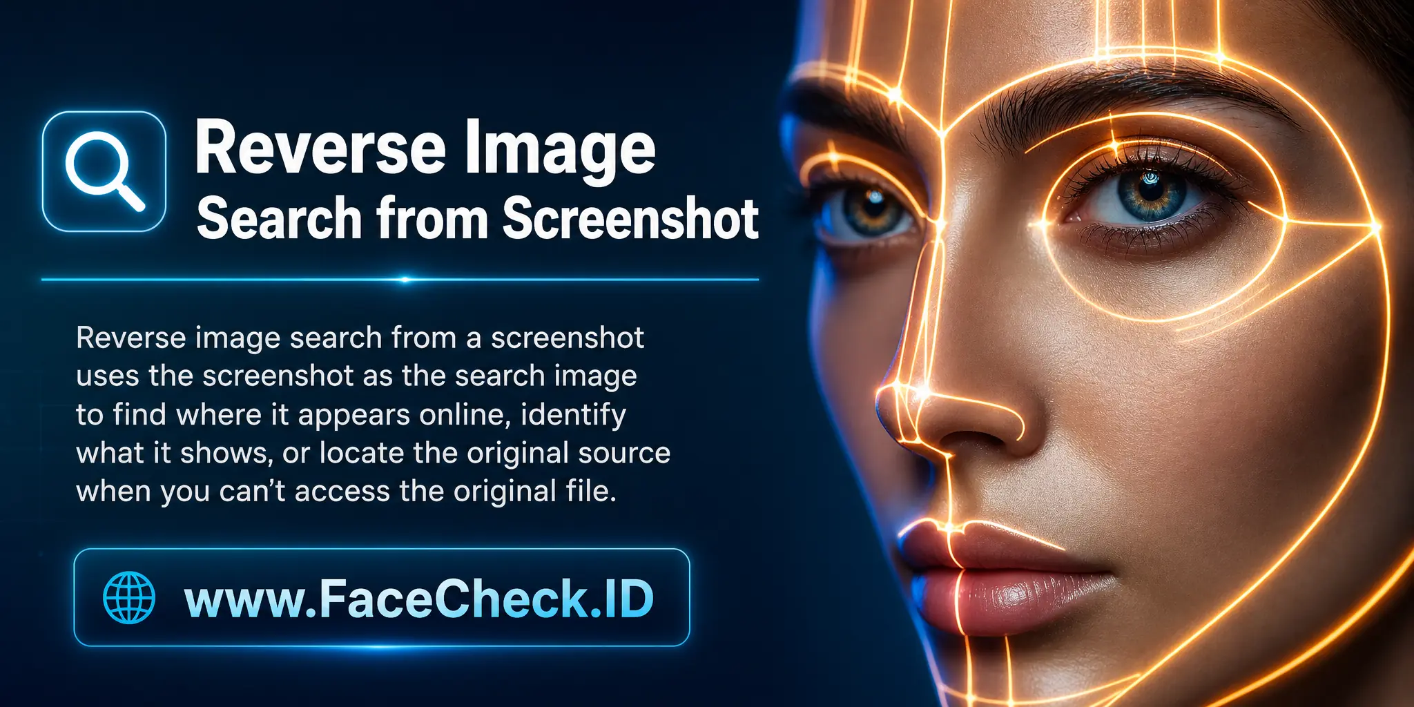 Reverse image search from a screenshot is using a screenshot as the search image to find where it appears online, identify what it shows, or locate the original source when you can’t access the original file.