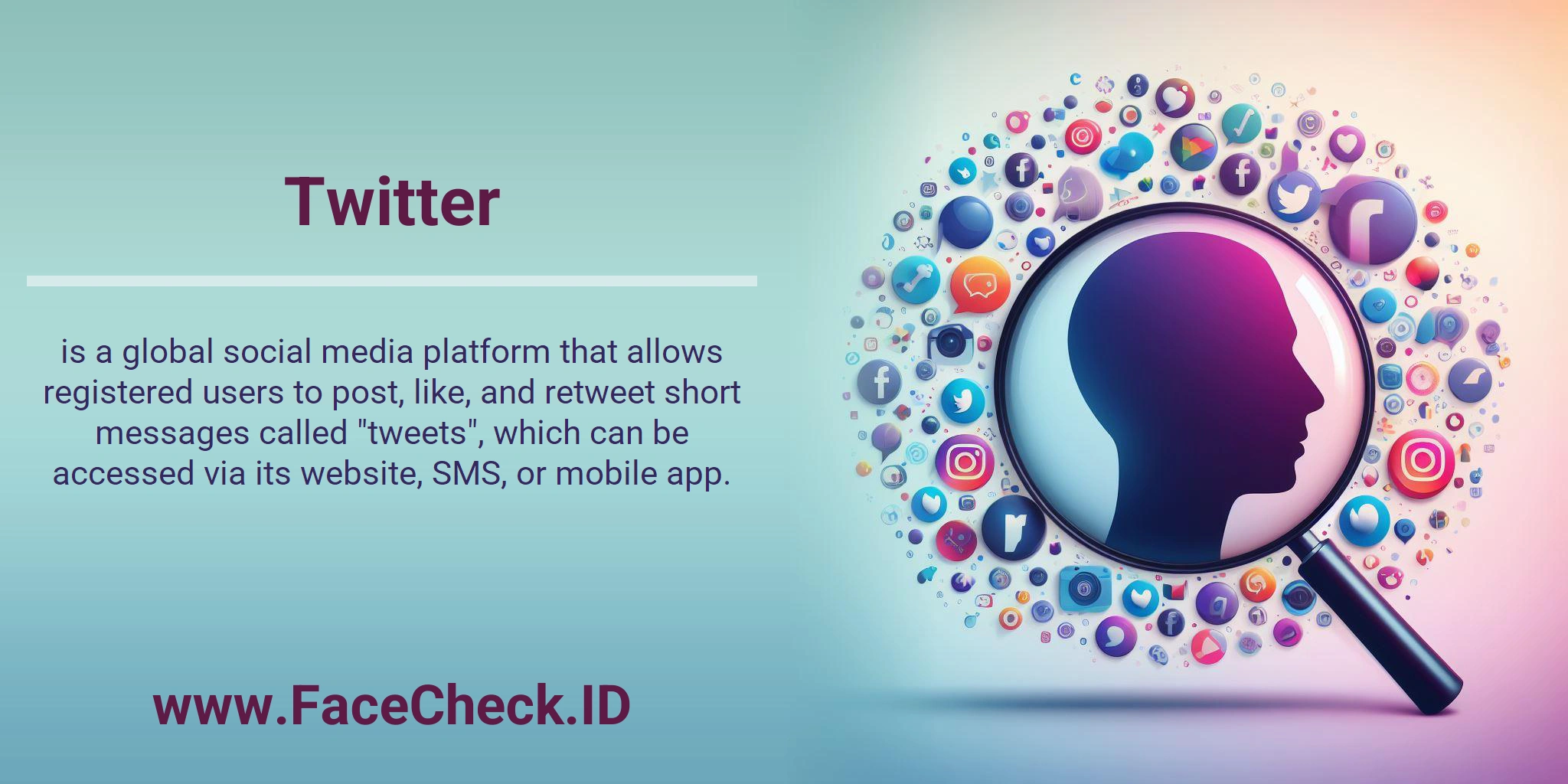 Twitter is a global social media platform that allows registered users to post, like, and retweet short messages called 