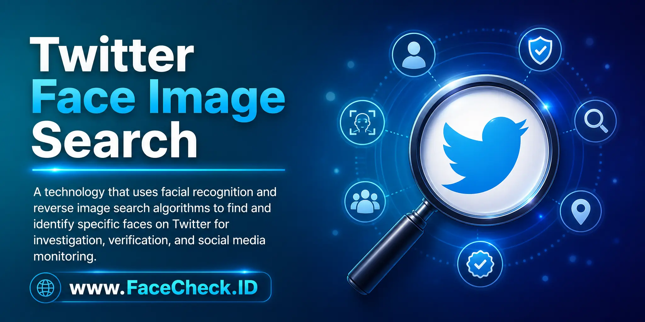 Twitter Face Image Search is a technology that uses facial recognition and reverse image search algorithms to find and identify specific facial images on Twitter for purposes like investigation, verification, and social media monitoring.