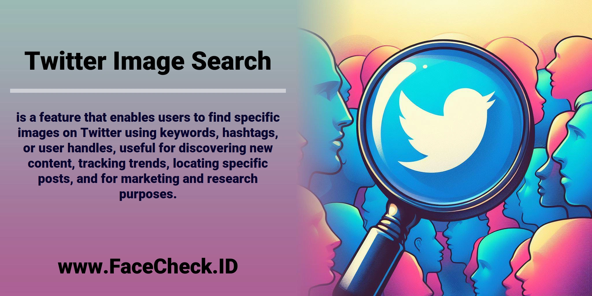 <b>Twitter Image Search</b> is a feature that enables users to find specific images on Twitter using keywords, hashtags, or user handles, useful for discovering new content, tracking trends, locating specific posts, and for marketing and research purposes.