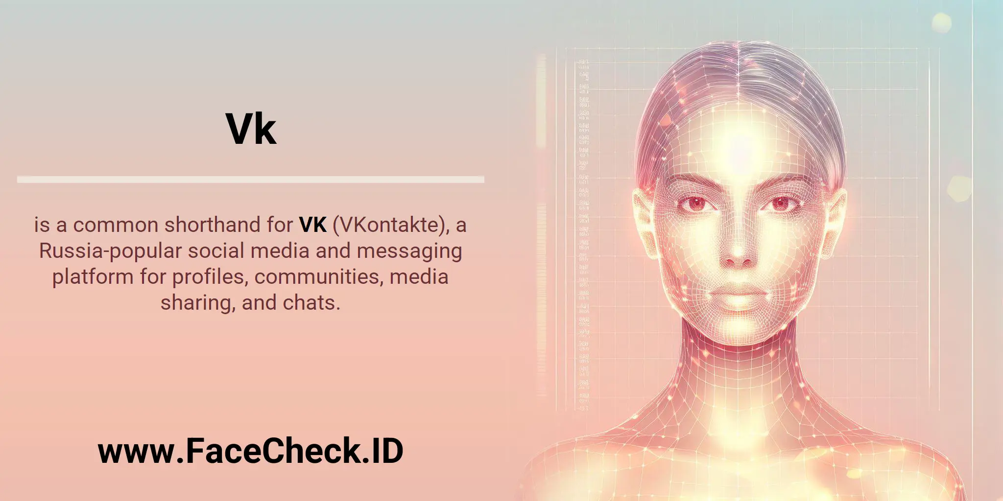 Vk is a common shorthand for VK (VKontakte), a Russia‑popular social media and messaging platform for profiles, communities, media sharing, and chats.