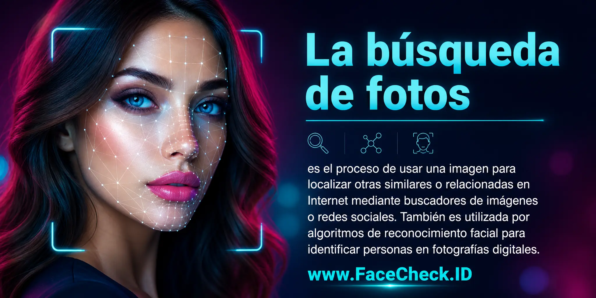 La búsqueda de fotos es el proceso de utilizar una imagen para encontrar otras similares o relacionadas en internet, a través de motores de búsqueda de imágenes o redes sociales, siendo también utilizada por algoritmos de reconocimiento facial para identificar personas en fotografías digitales.