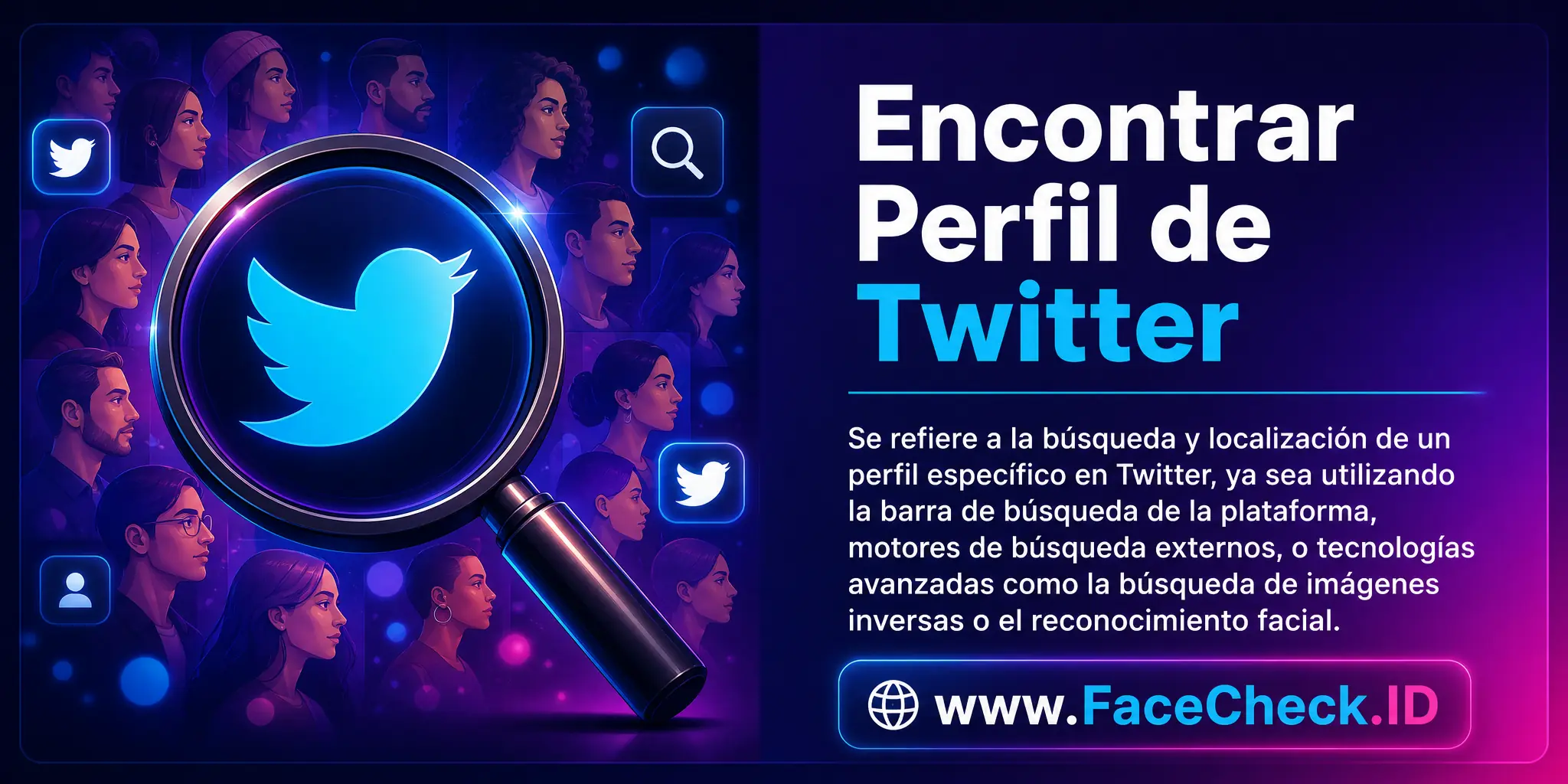 Encontrar Perfil De Twitter se refiere a la búsqueda y localización de un perfil específico en Twitter, ya sea utilizando la barra de búsqueda de la plataforma, motores de búsqueda externos, o tecnologías avanzadas como la búsqueda de imágenes inversas o reconocimiento facial.