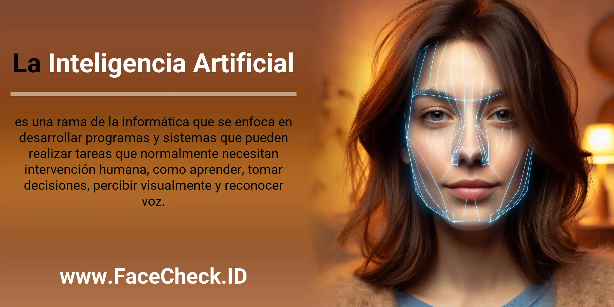 La Inteligencia Artificial es una rama de la informática que se enfoca en desarrollar programas y sistemas que pueden realizar tareas que normalmente necesitan intervención humana, como aprender, tomar decisiones, percibir visualmente y reconocer voz.