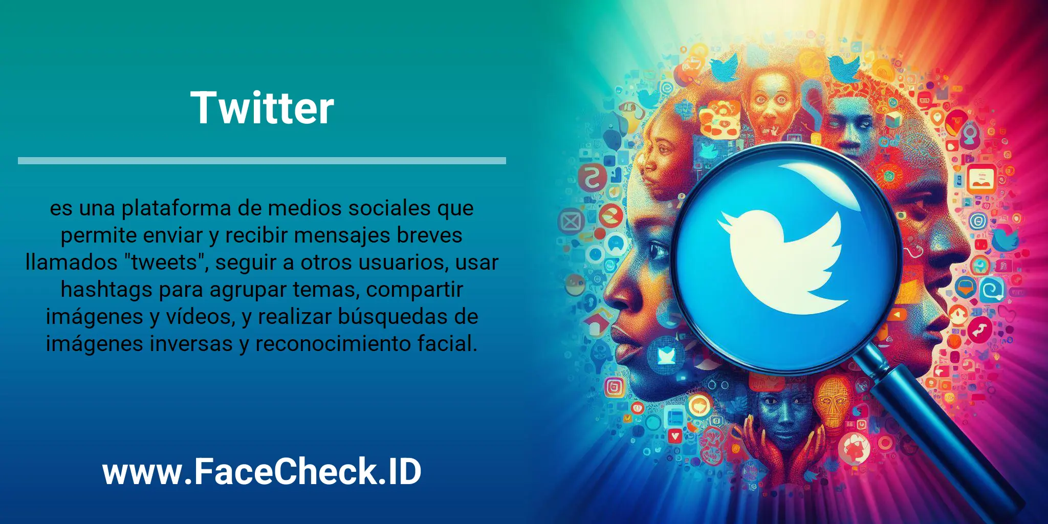 Twitter es una plataforma de medios sociales que permite enviar y recibir mensajes breves llamados 