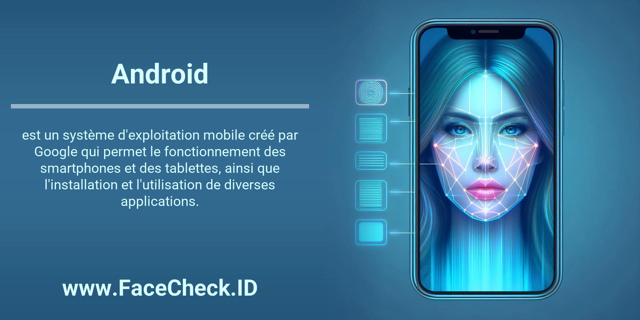 Android est un système d'exploitation mobile créé par Google qui permet le fonctionnement des smartphones et des tablettes, ainsi que l'installation et l'utilisation de diverses applications.