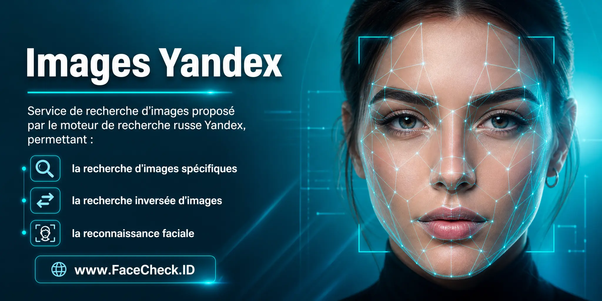 Images Yandex est un service de recherche d'images proposé par le moteur de recherche russe Yandex, permettant la recherche d'images spécifiques, la recherche inversée d'images et la reconnaissance faciale.