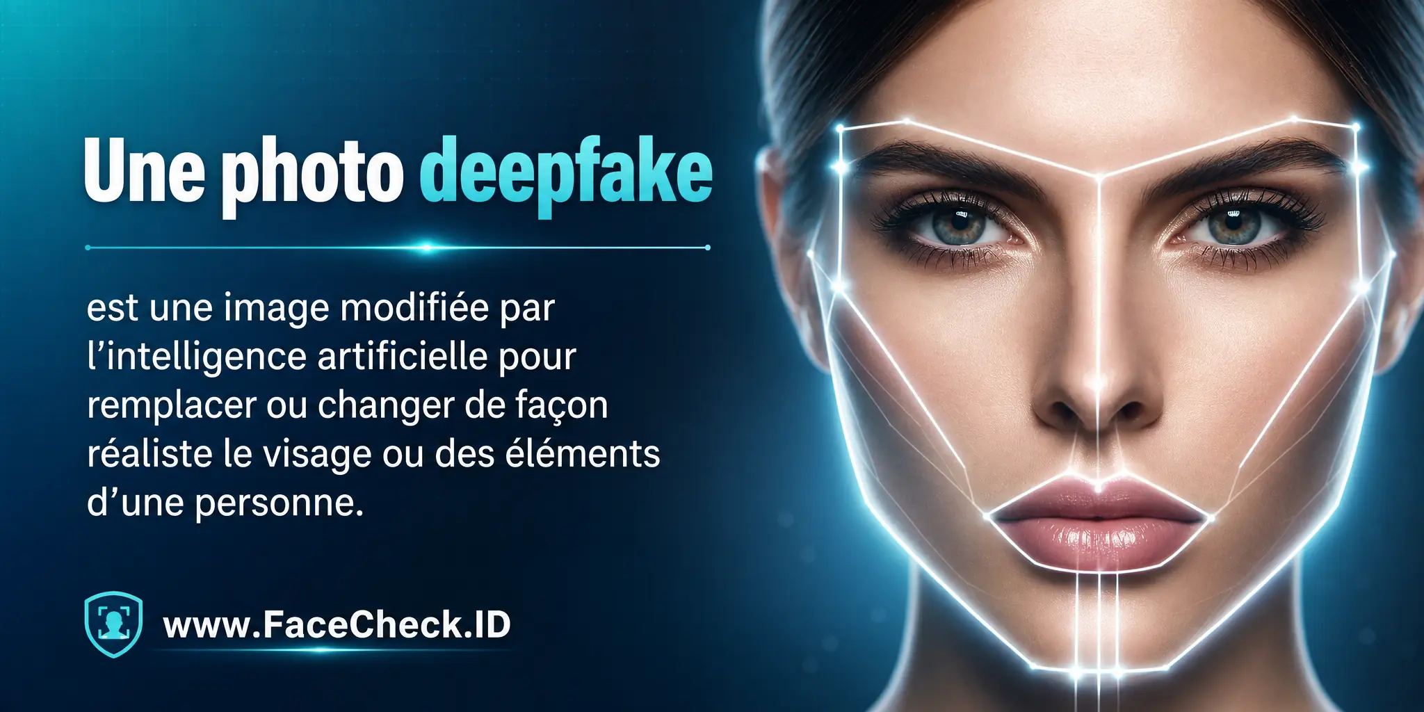 Un photo deepfake est une image modifiée par l’intelligence artificielle pour remplacer ou changer de façon réaliste le visage ou des éléments d’une personne.
